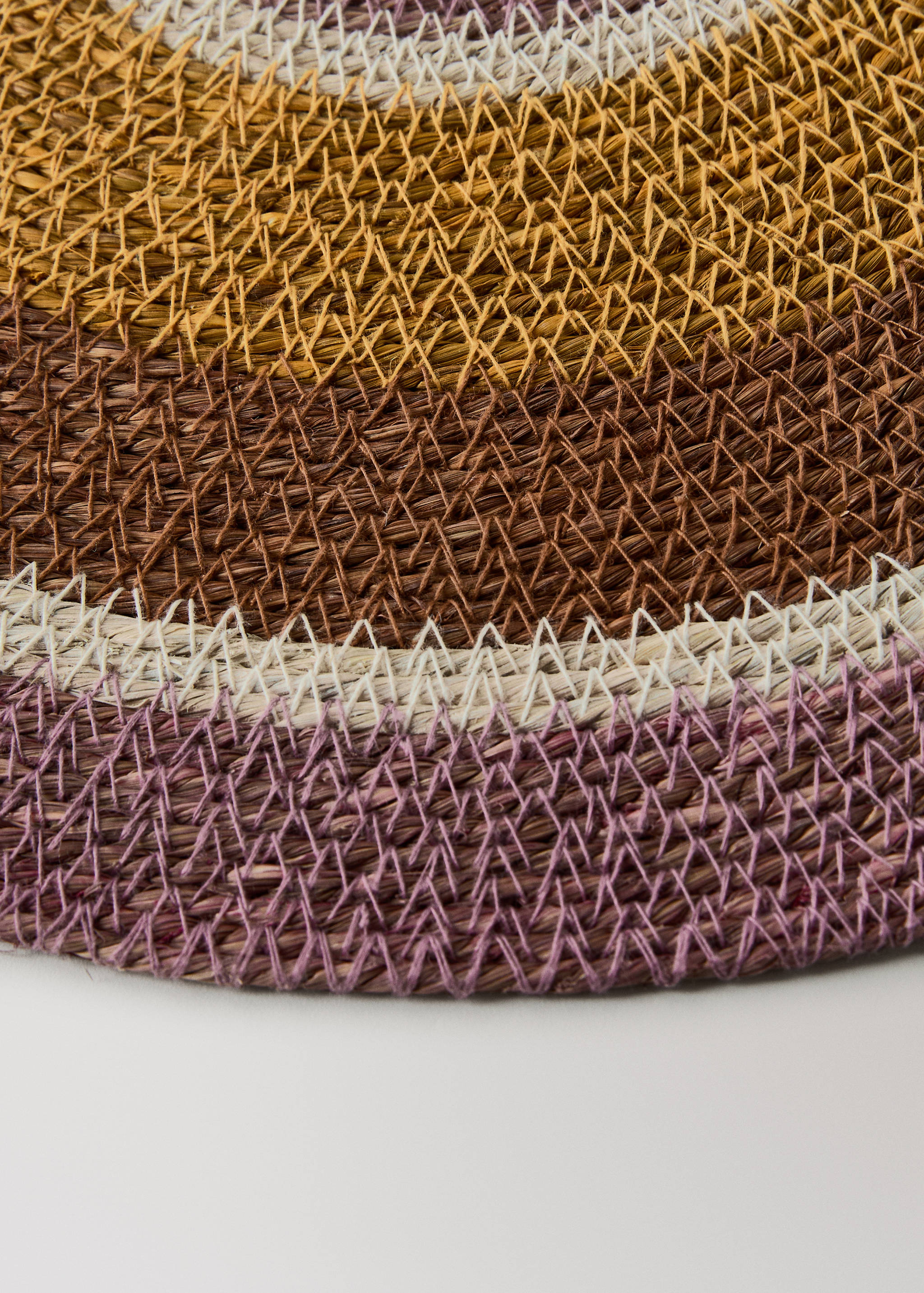 Round seagrass table mat - Details of the article 1