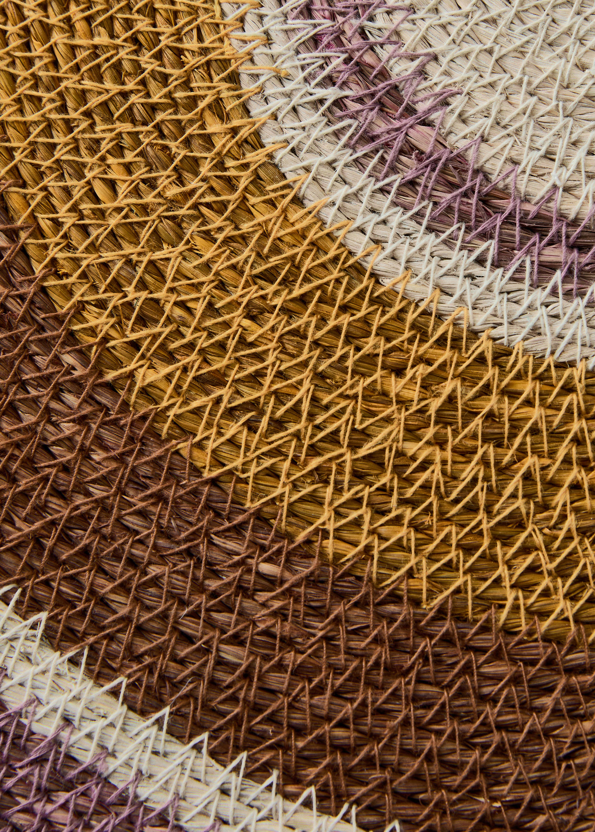 Round seagrass table mat - Details of the article 2