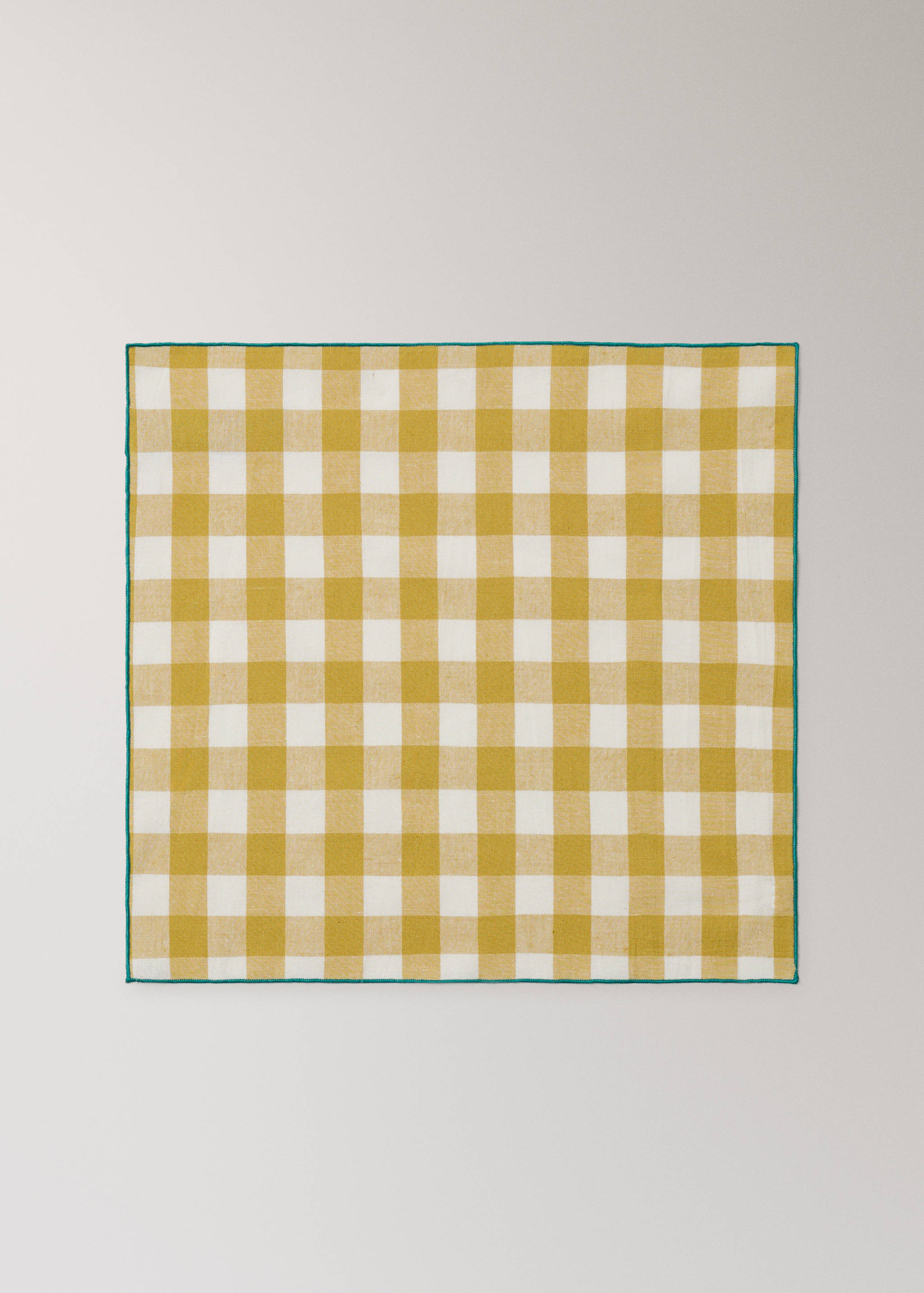 Cotton linen napkins in Vichy check - Article without model