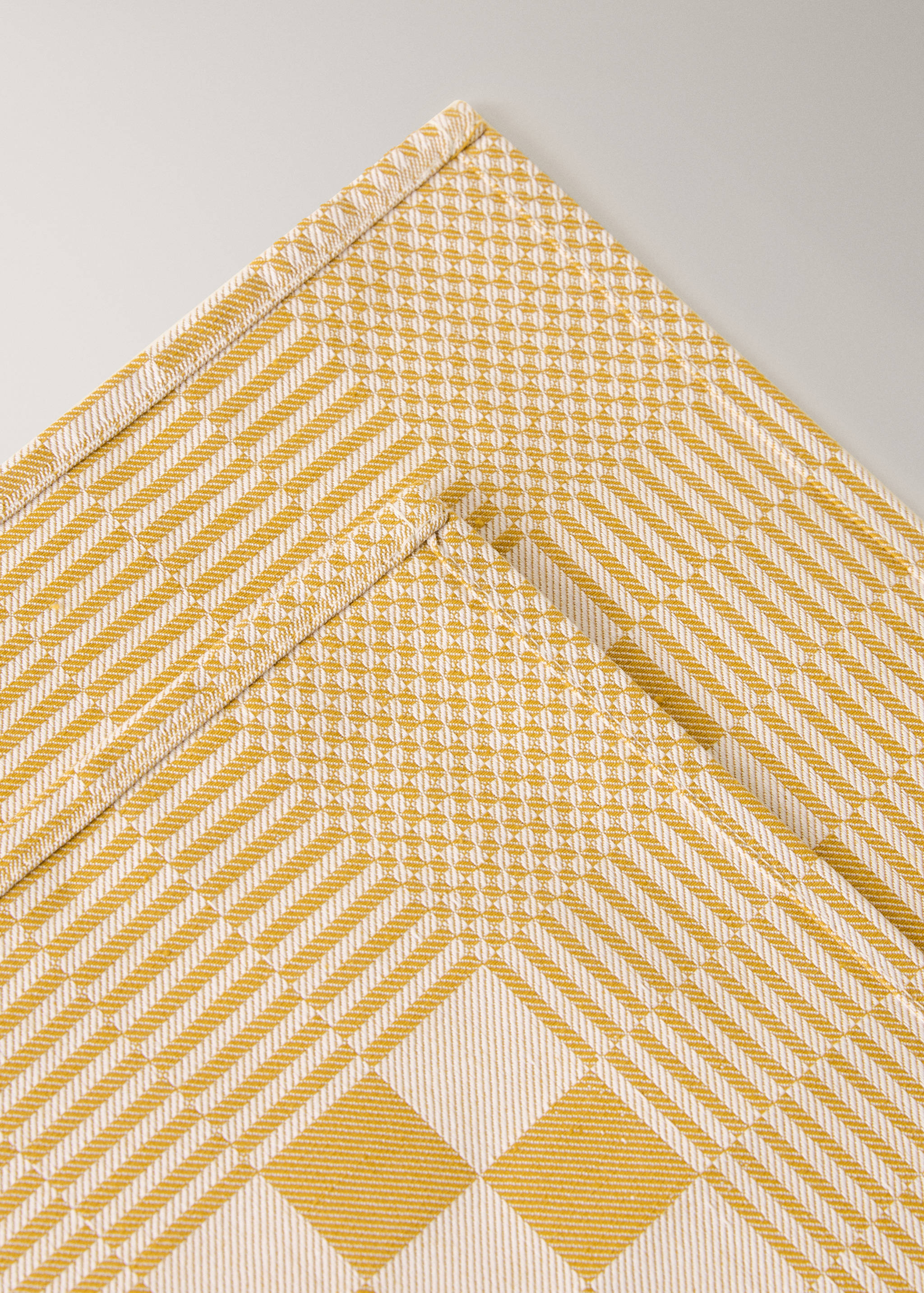 Cotton checkered kitchen towels - Details of the article 1