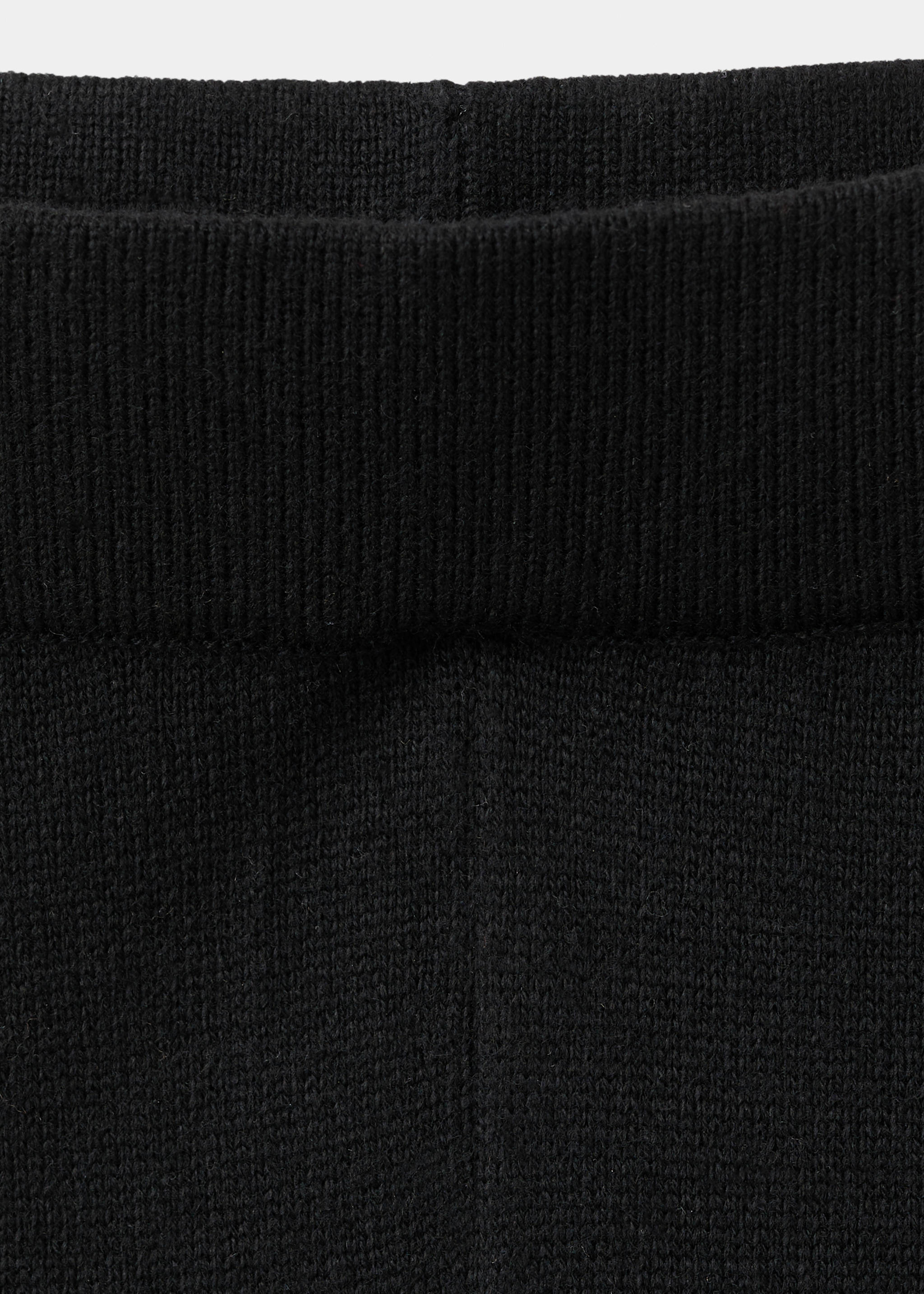 Contrast stripe knit trousers - Details of the article 8