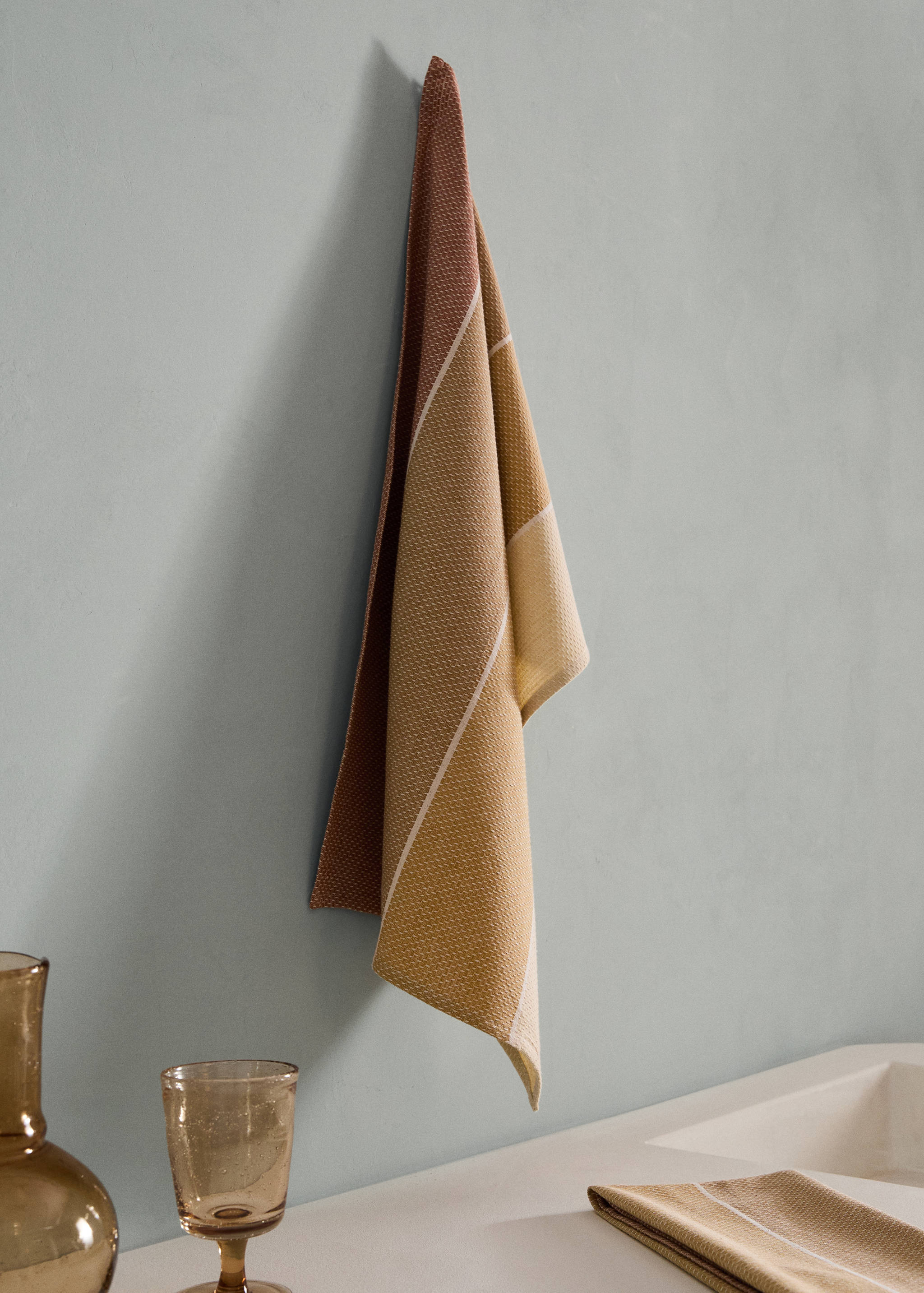 Draps cuina waffle - Pla general