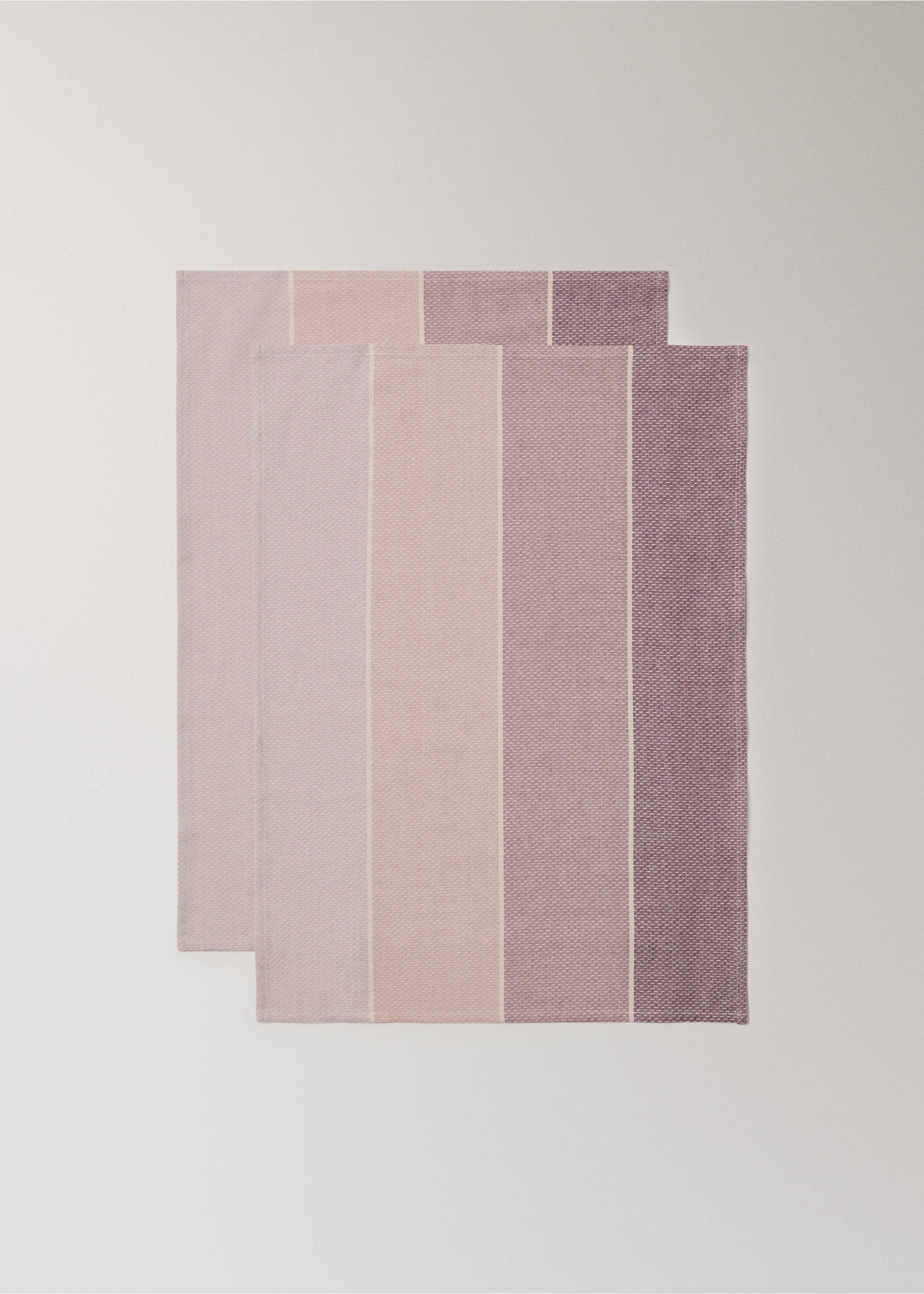 Waffle weave kitchen towels - Details of the article 3, Pink. Ref: 27093296-00.