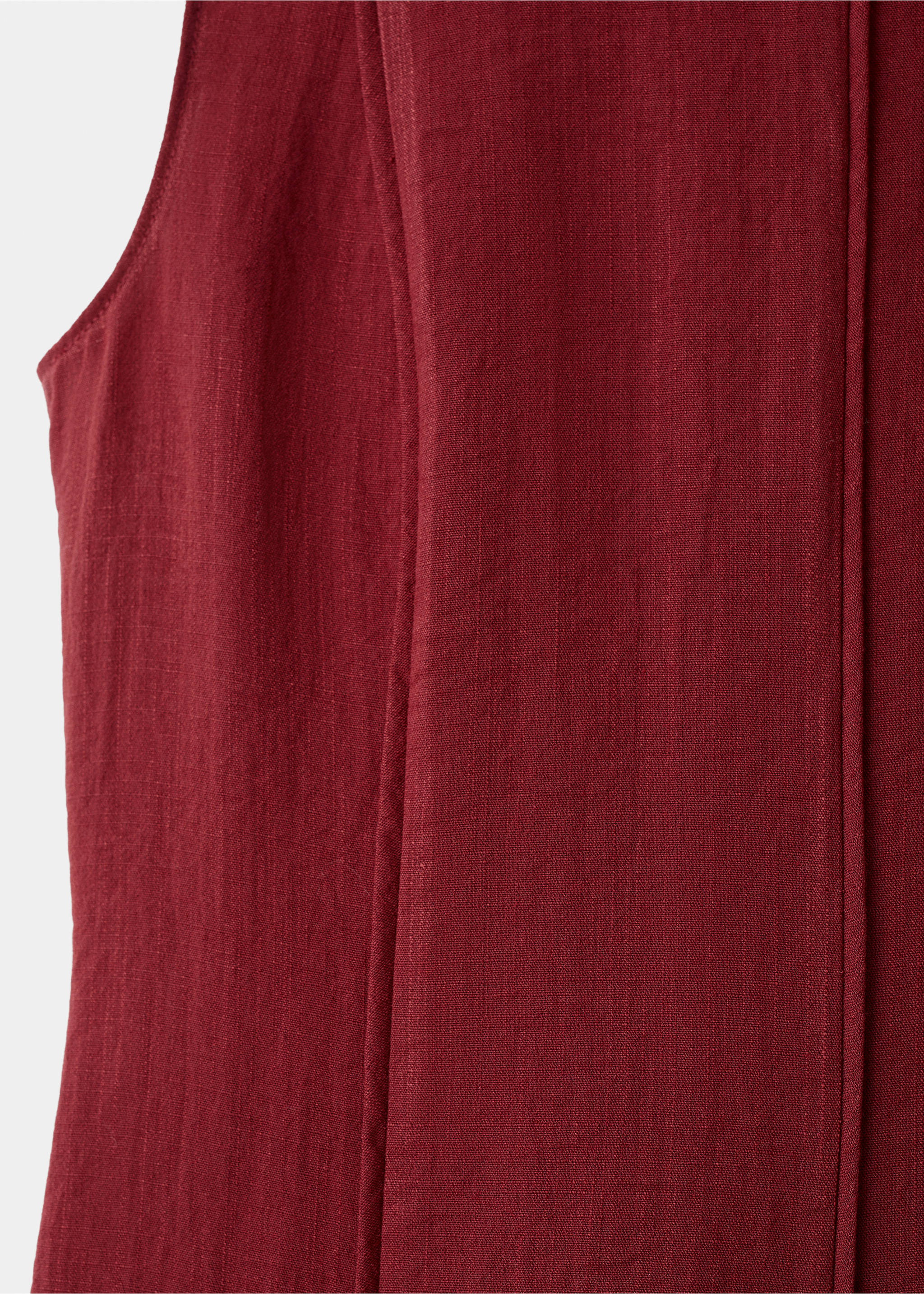 A-line dress with godets - Details of the article 0, Cherry. Ref: 27093302-00.