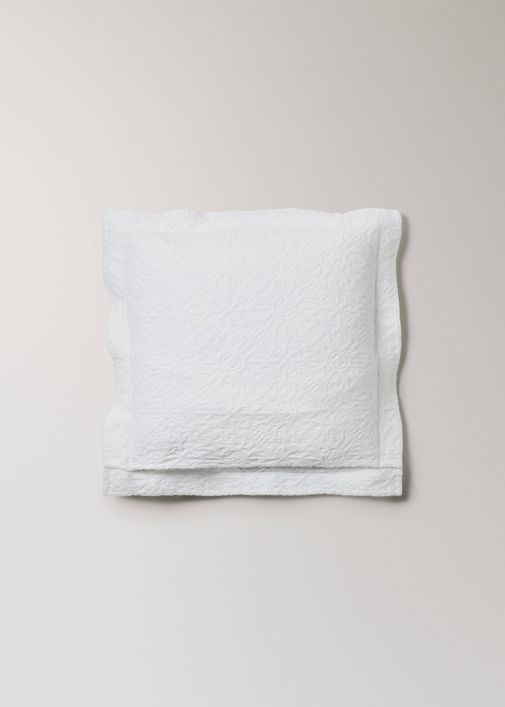 Kissenbezug aus Jacquard-Baumwolle mit Mosaikmuster, 50 x 50 cm - Detail des Artikels 4