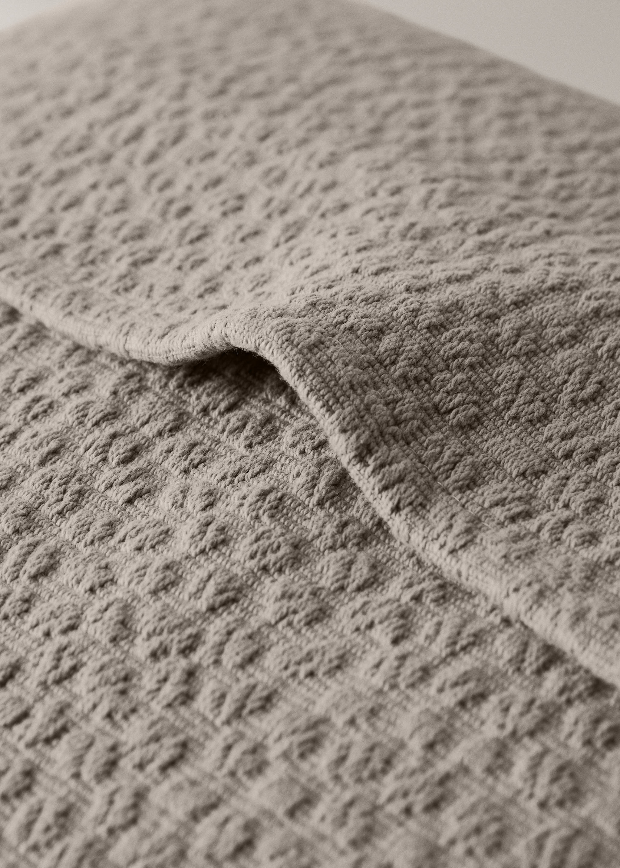 Cotton jacquard bed pillowcase 50x50 cm - Details of the article 2