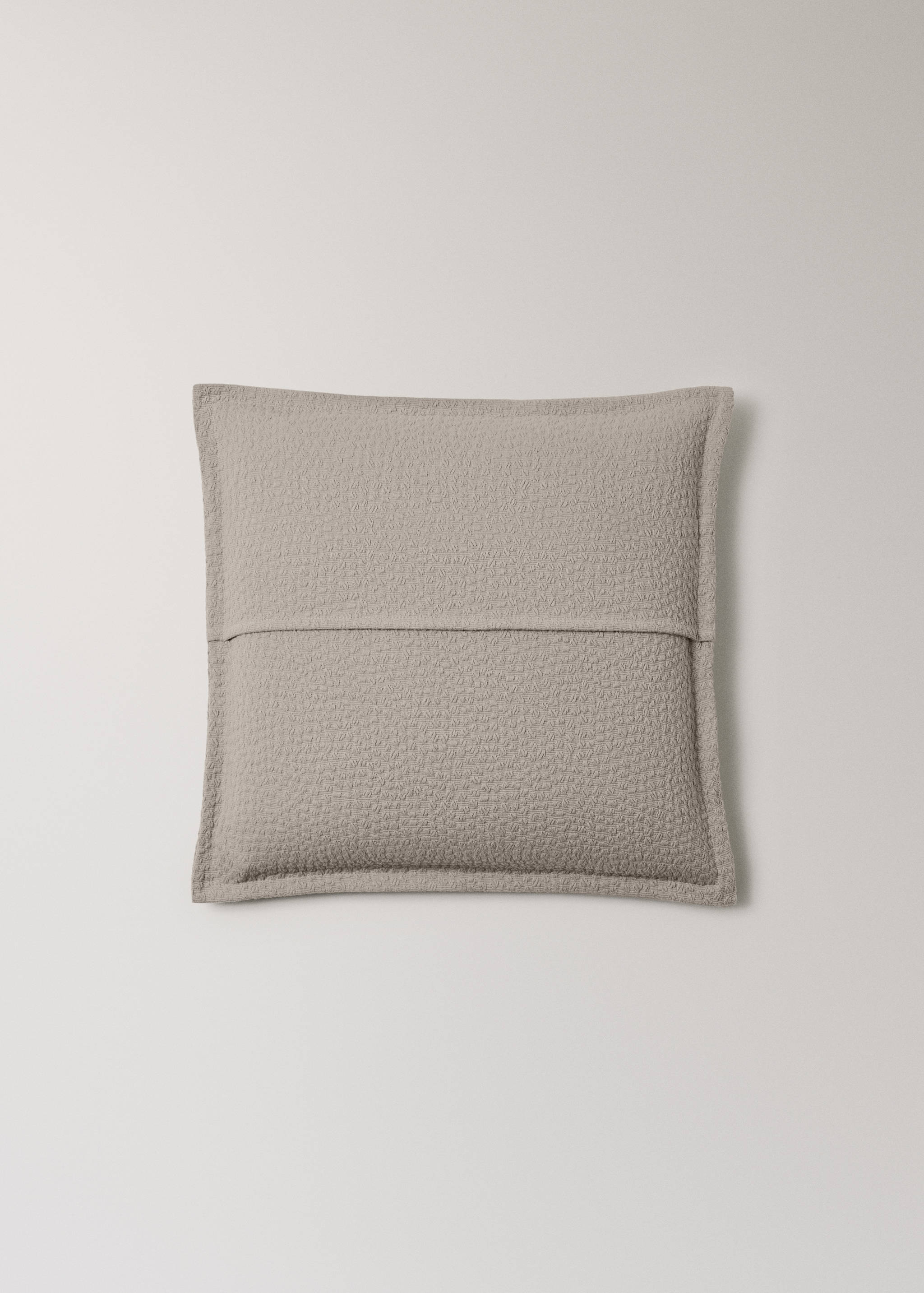 Cotton jacquard bed pillowcase 50x50 cm - Details of the article 4