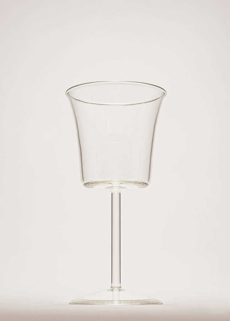 Smooth borosilicate cup — Ice Grey