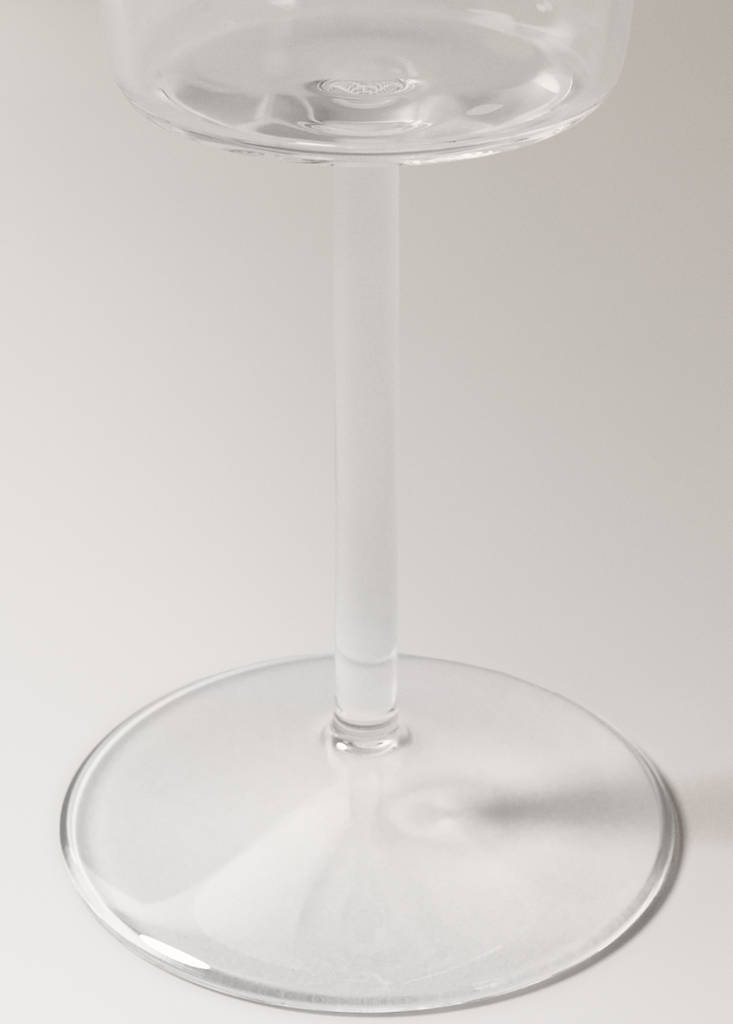 Smooth borosilicate cup — Ice Grey