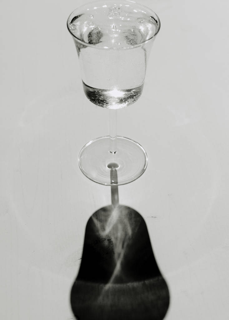 Smooth borosilicate cup — Ice Grey