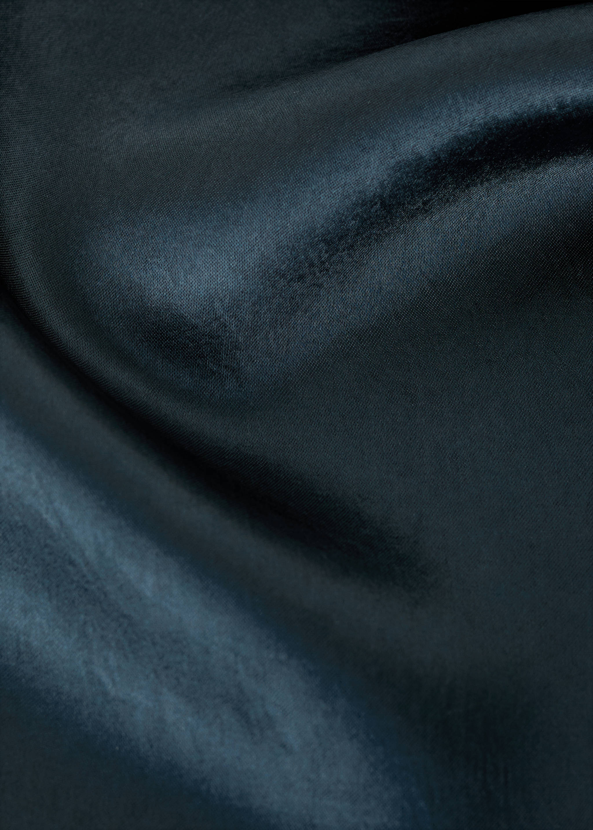 Satin trousers with elastic waist - Details of the article 0