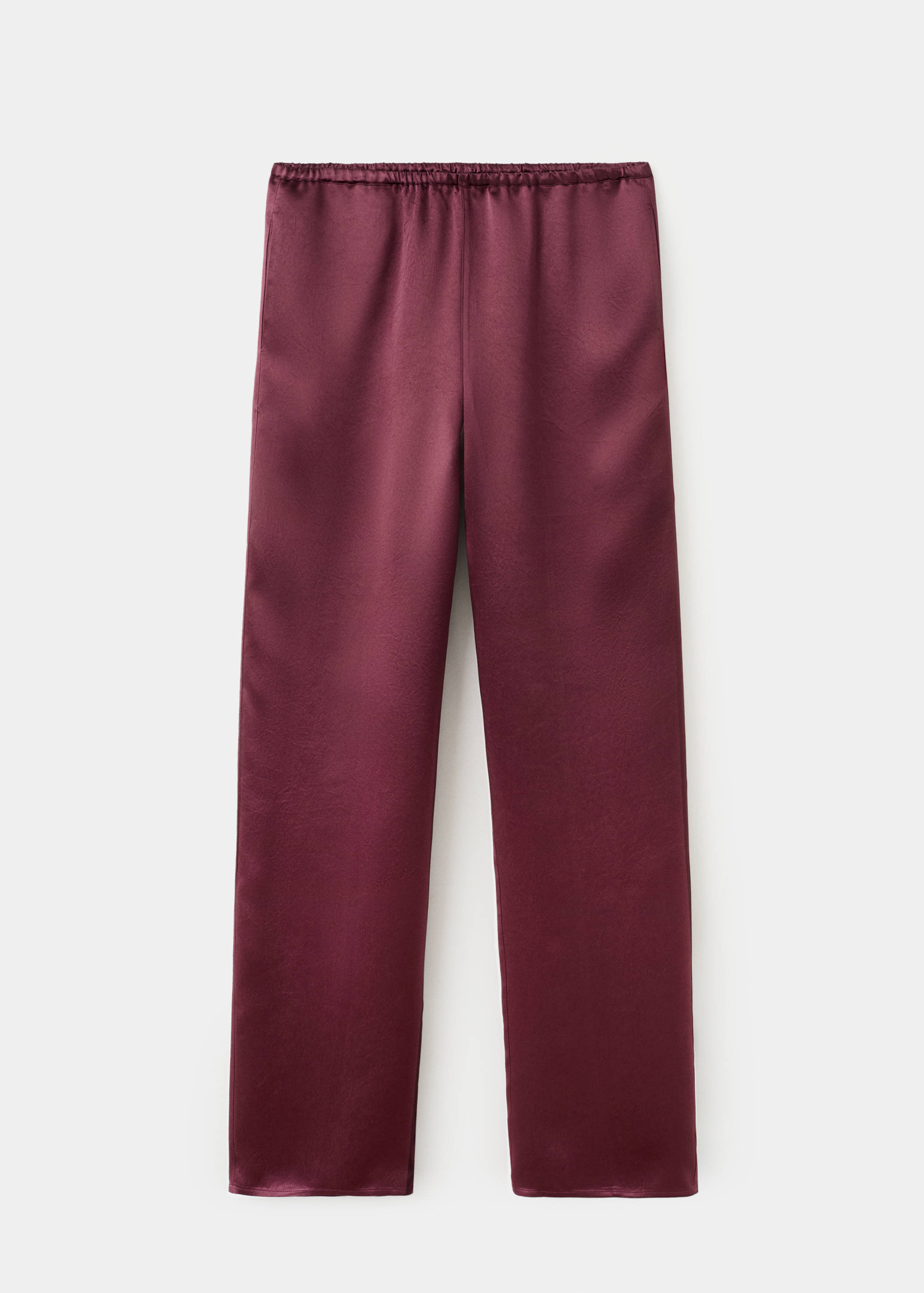 Pantalon satiné taille élastique - Article sans modèle