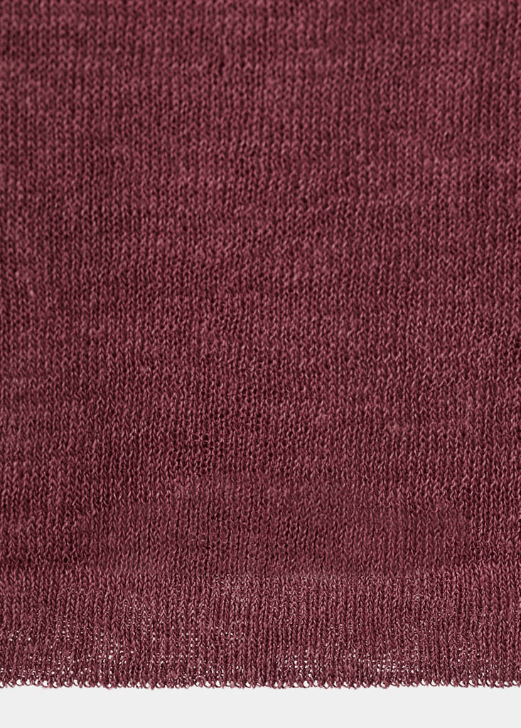Stricktop aus Leinen — Lila