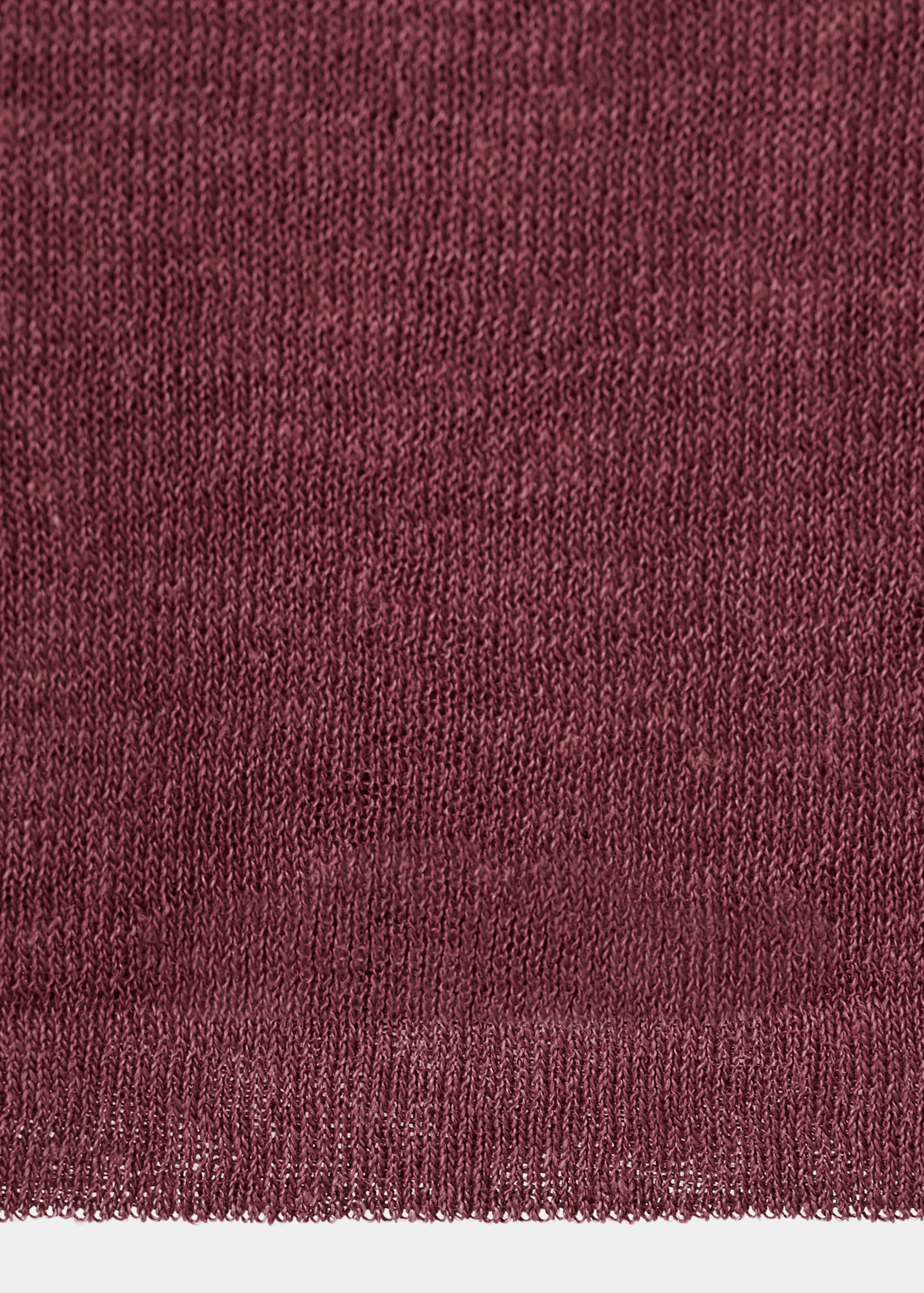 Трикотажный топ изо льна - Деталь изделия 0