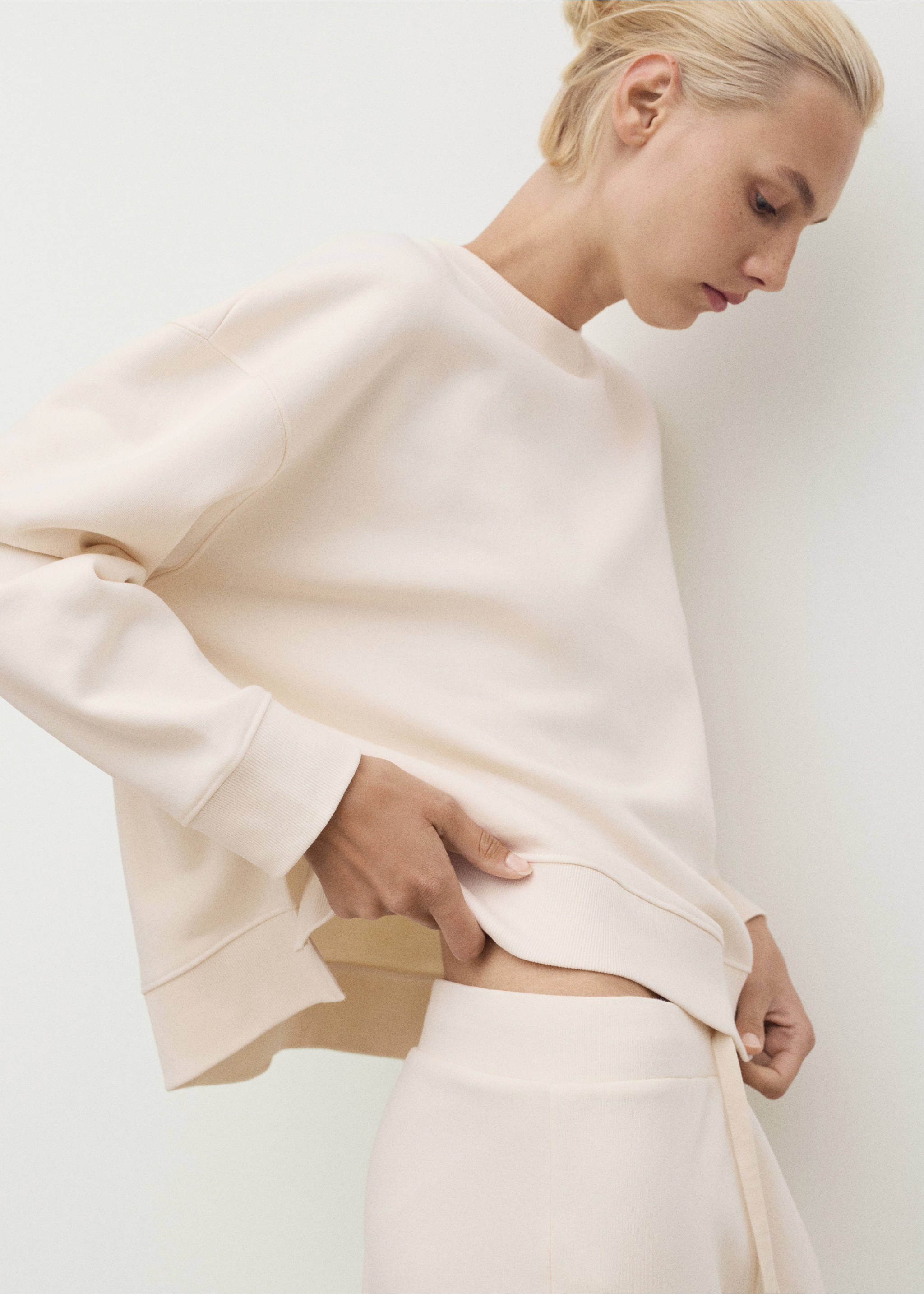 流畅棉质运动衫 - null, 香草黄. Ref: 27093316-00.