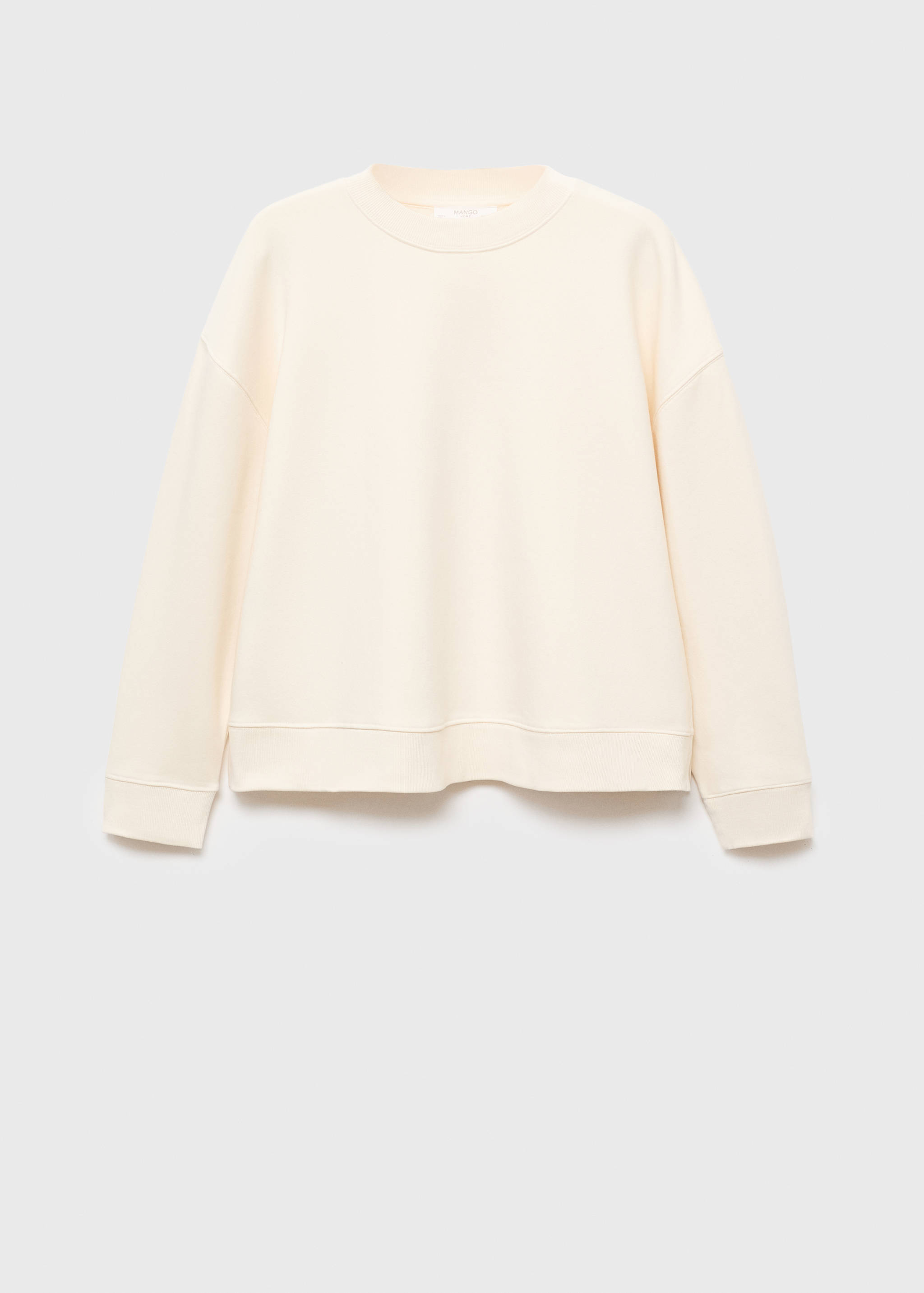 Fluid cotton sweatshirt - Article without model