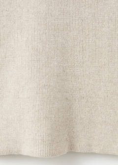 Short-sleeved knitted cardigan — Beige 8