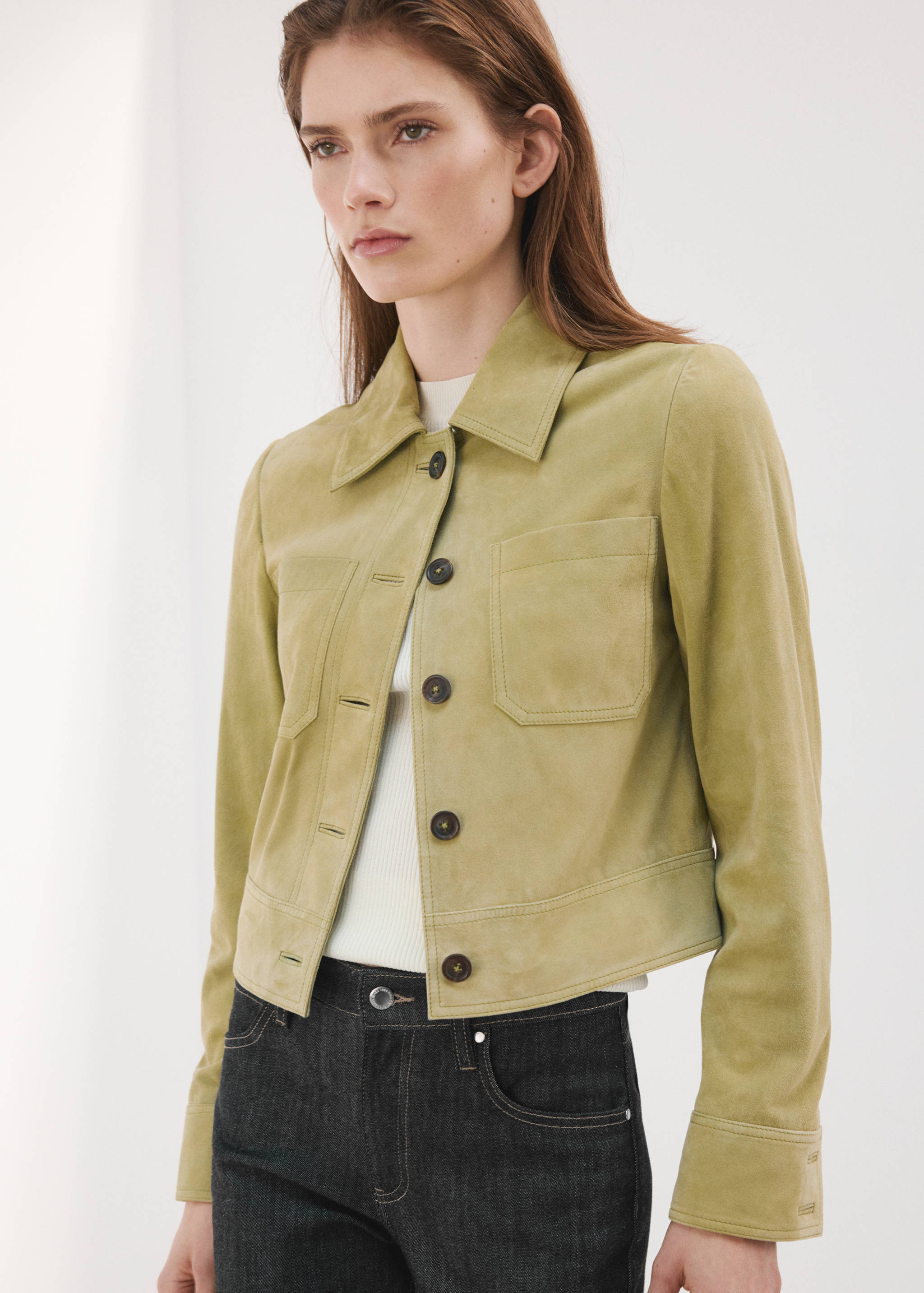 Flared-Jeans mit mittlerer Bundhöhe - Detail des Artikels 1