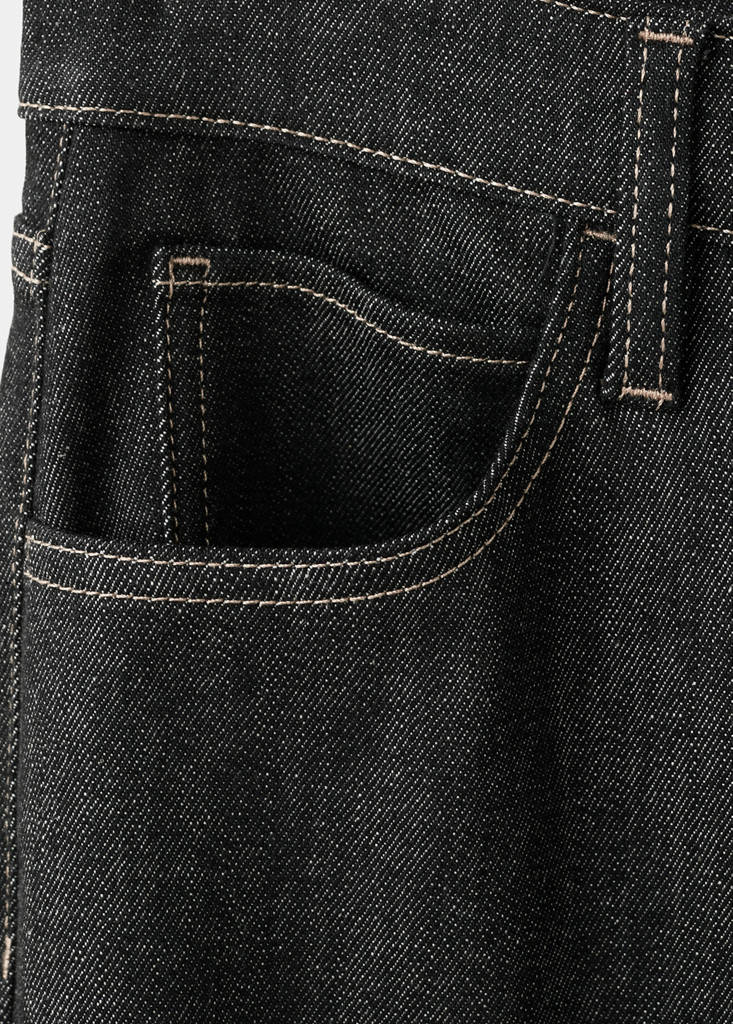 Mid-rise flared jeans — Black