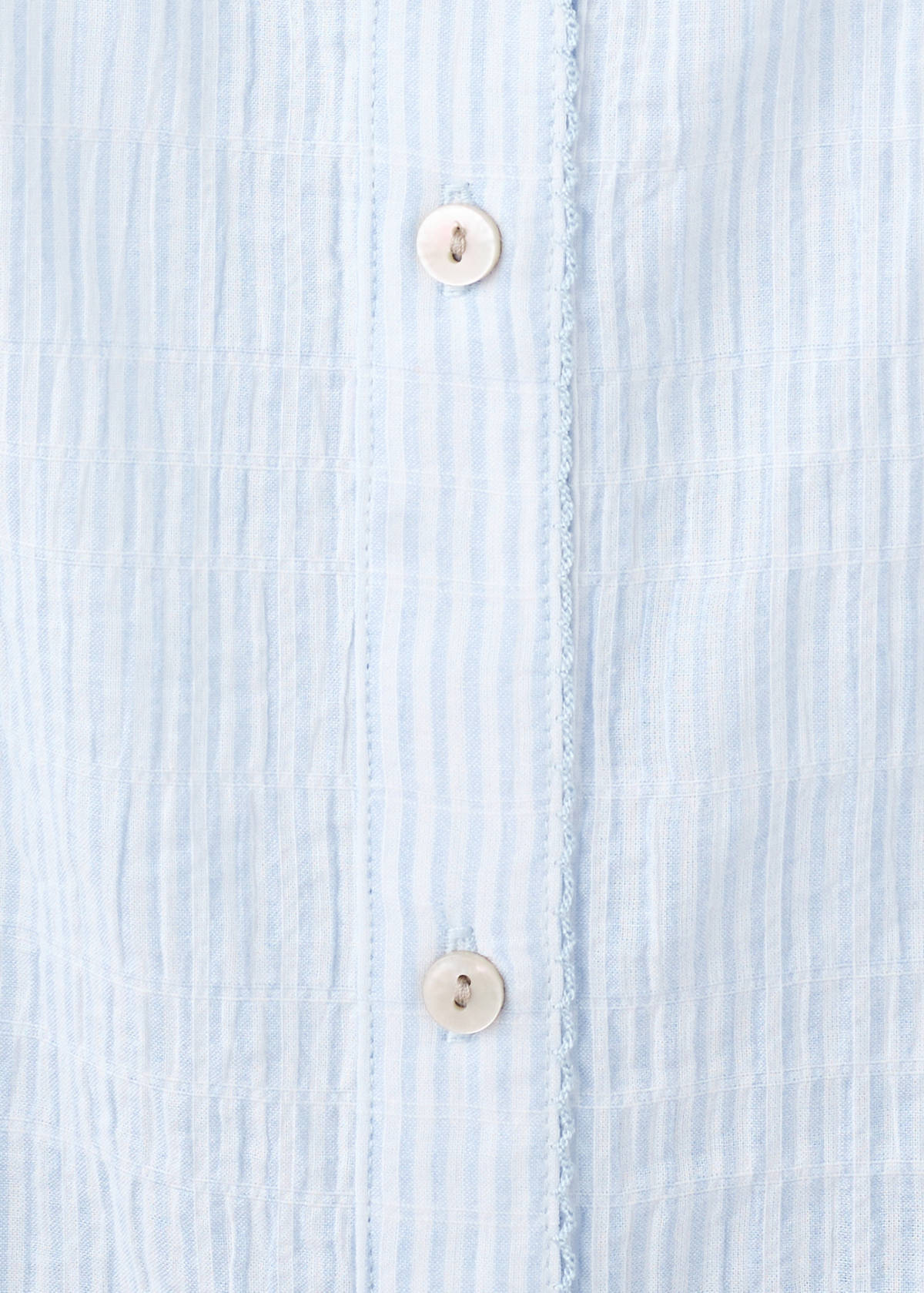 Two-piece cotton strap pyjamas — Blue