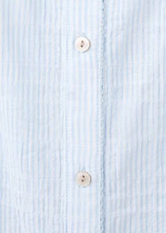 Two-piece cotton strap pyjamas — Blue 8