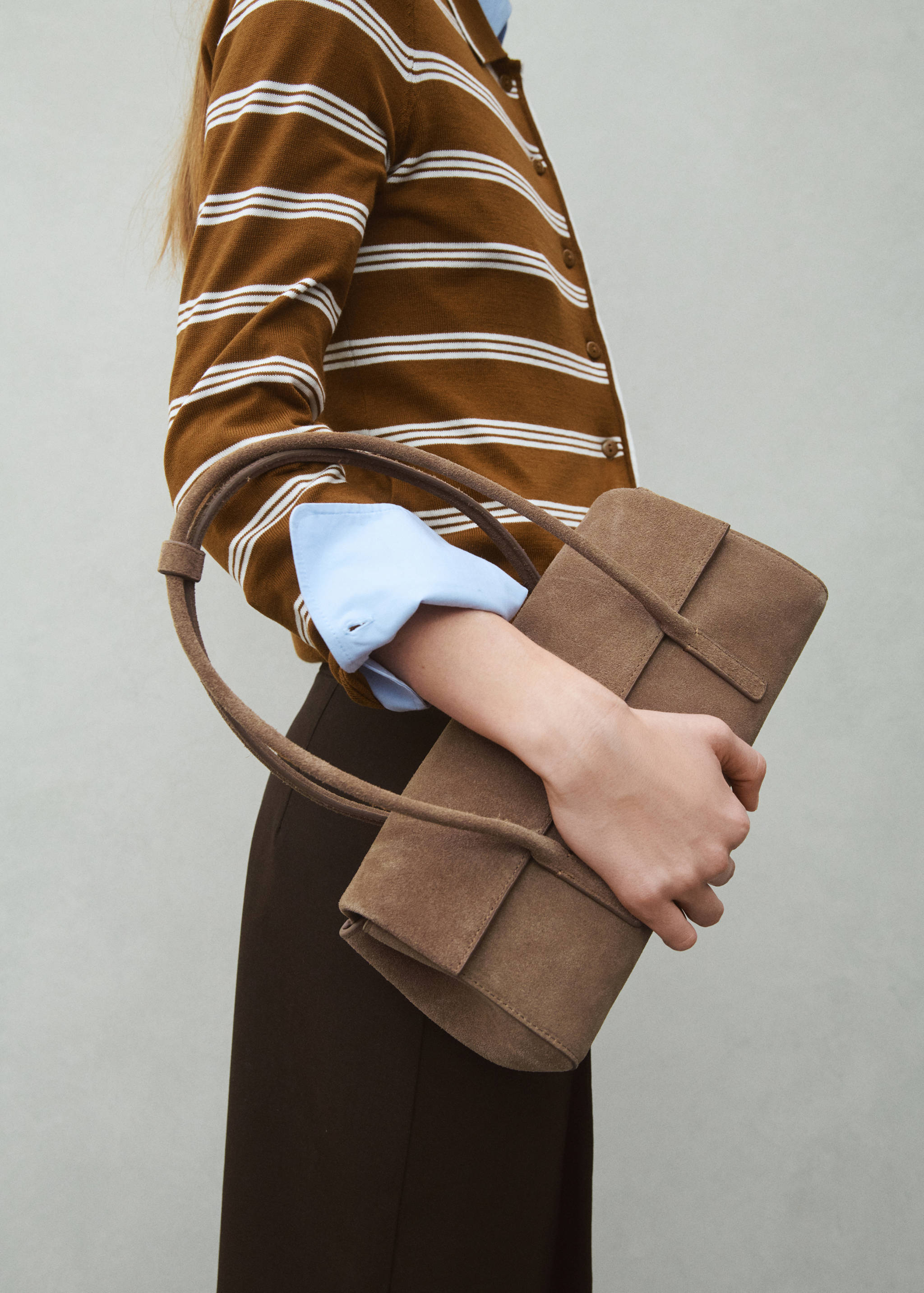 Замшевая сумка на плечо - Общий план