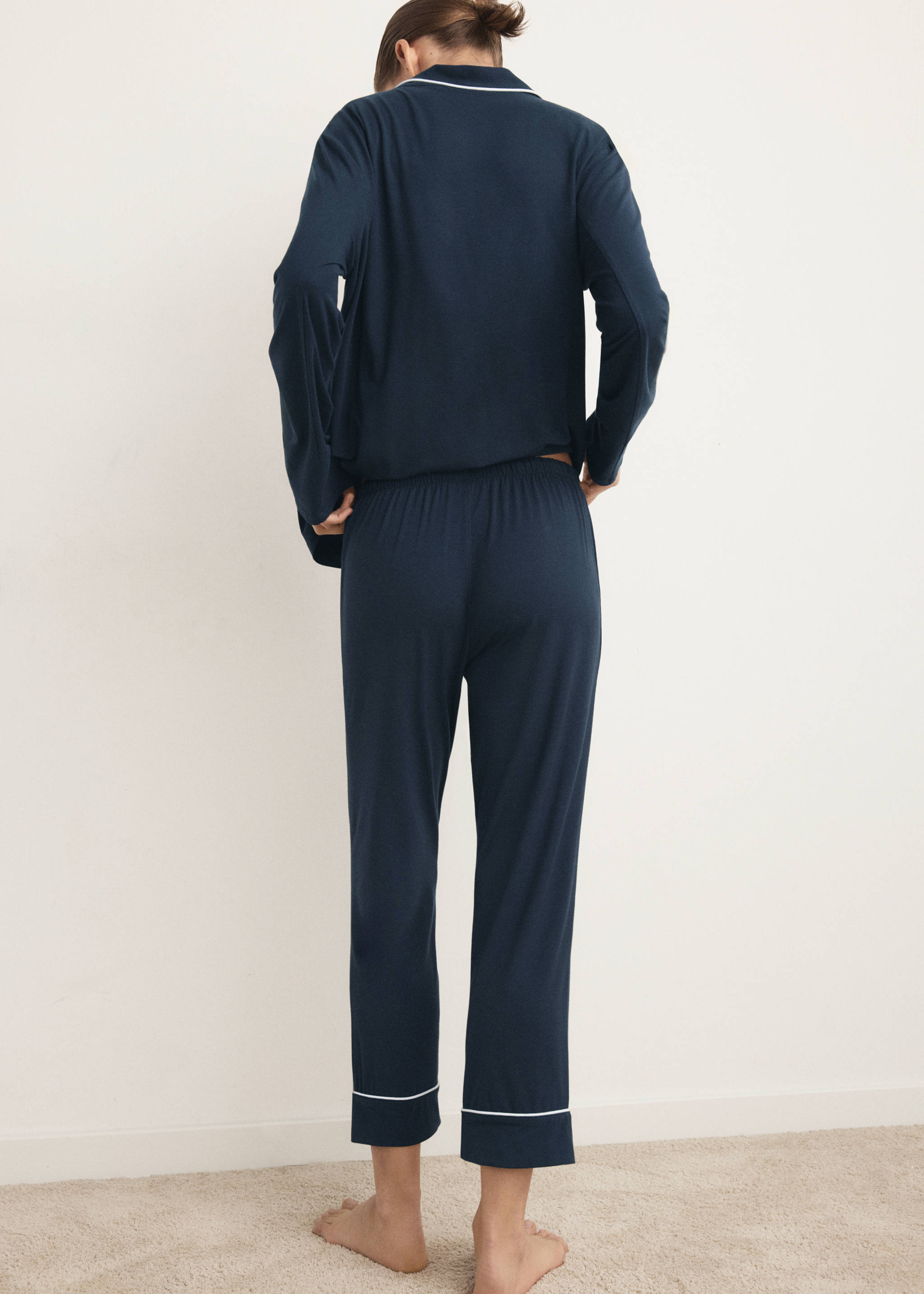 Pyjama deux pièces liseré - Verso de l’article