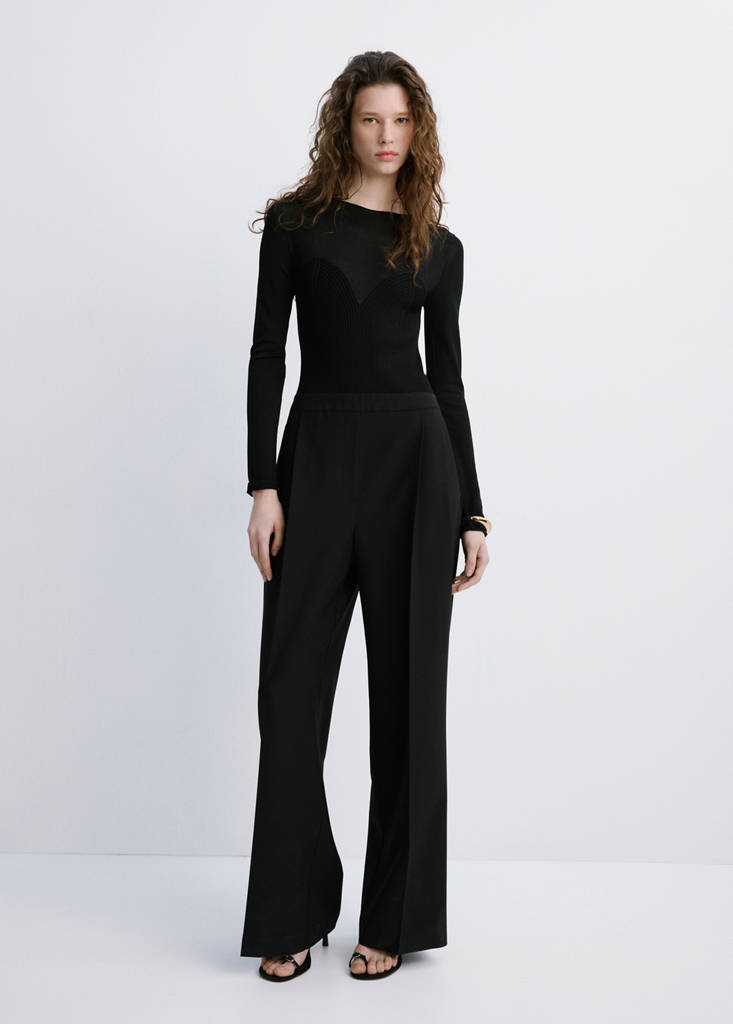 Jumpsuit-style coordinated outfit — Black