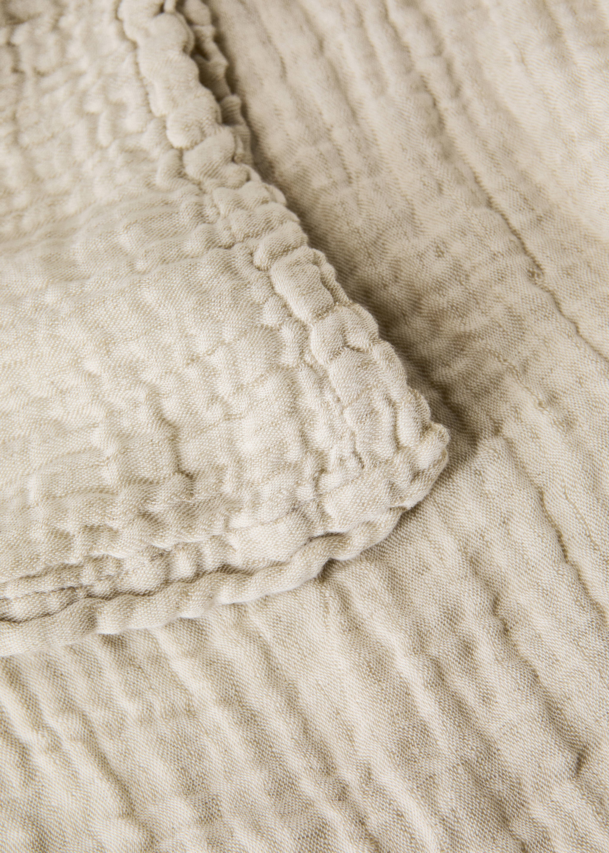 Linen cotton melange bedspread 130/140/150 cm bed - Details of the article 2