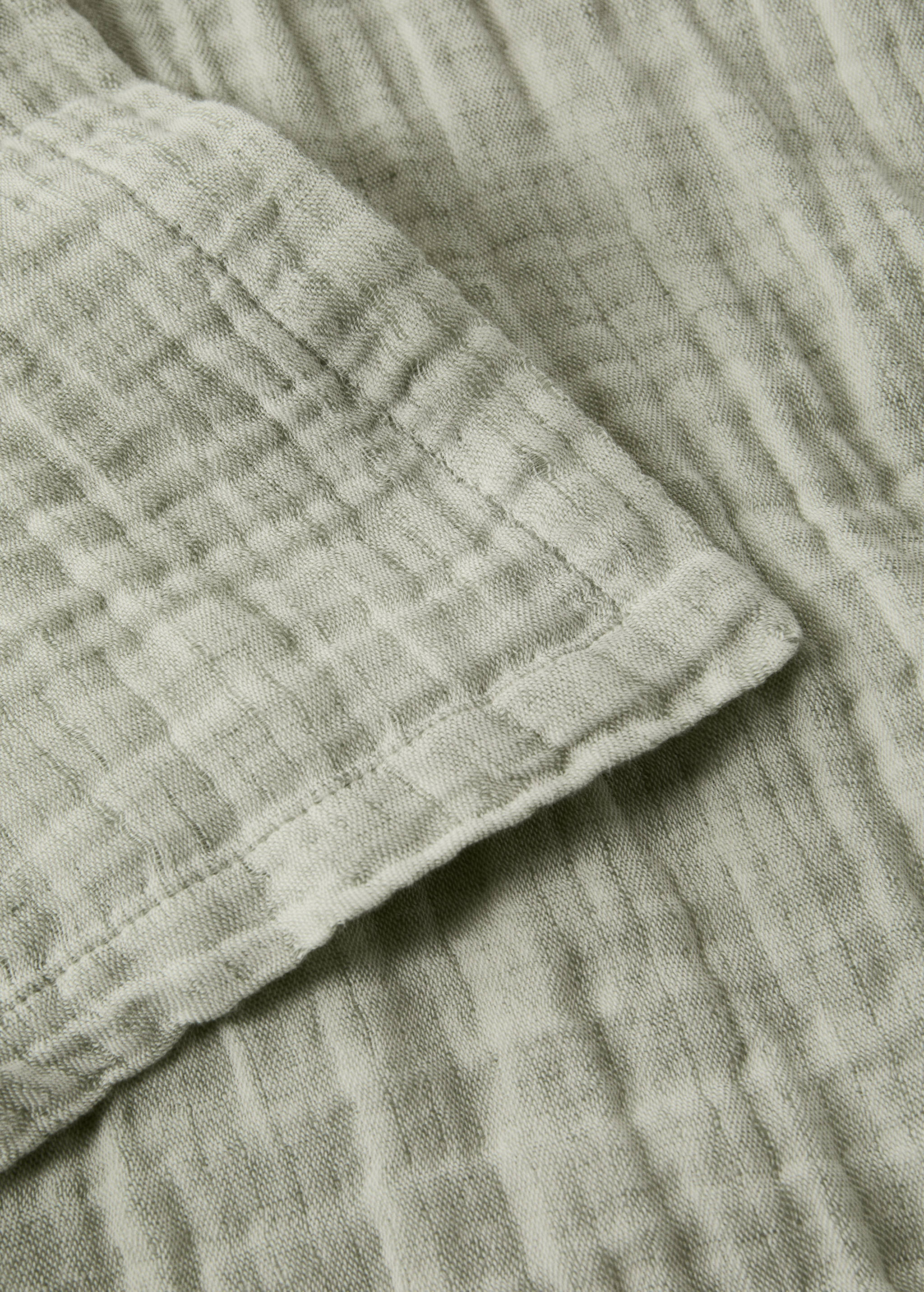 Linen cotton melange bedspread 130/140/150 cm bed - Details of the article 2