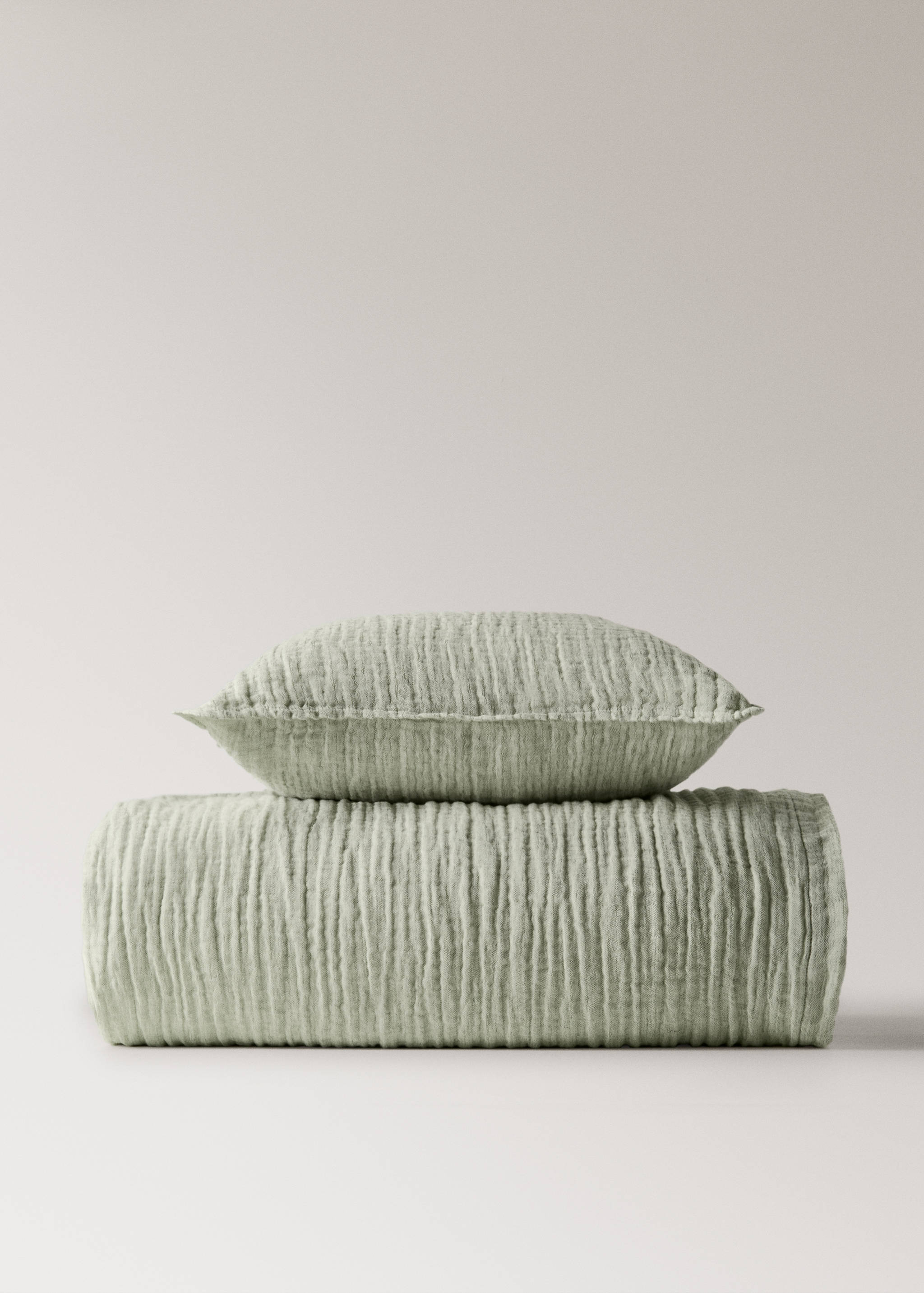 Linen cotton melange bedspread 130/140/150 cm bed - Details of the article 3