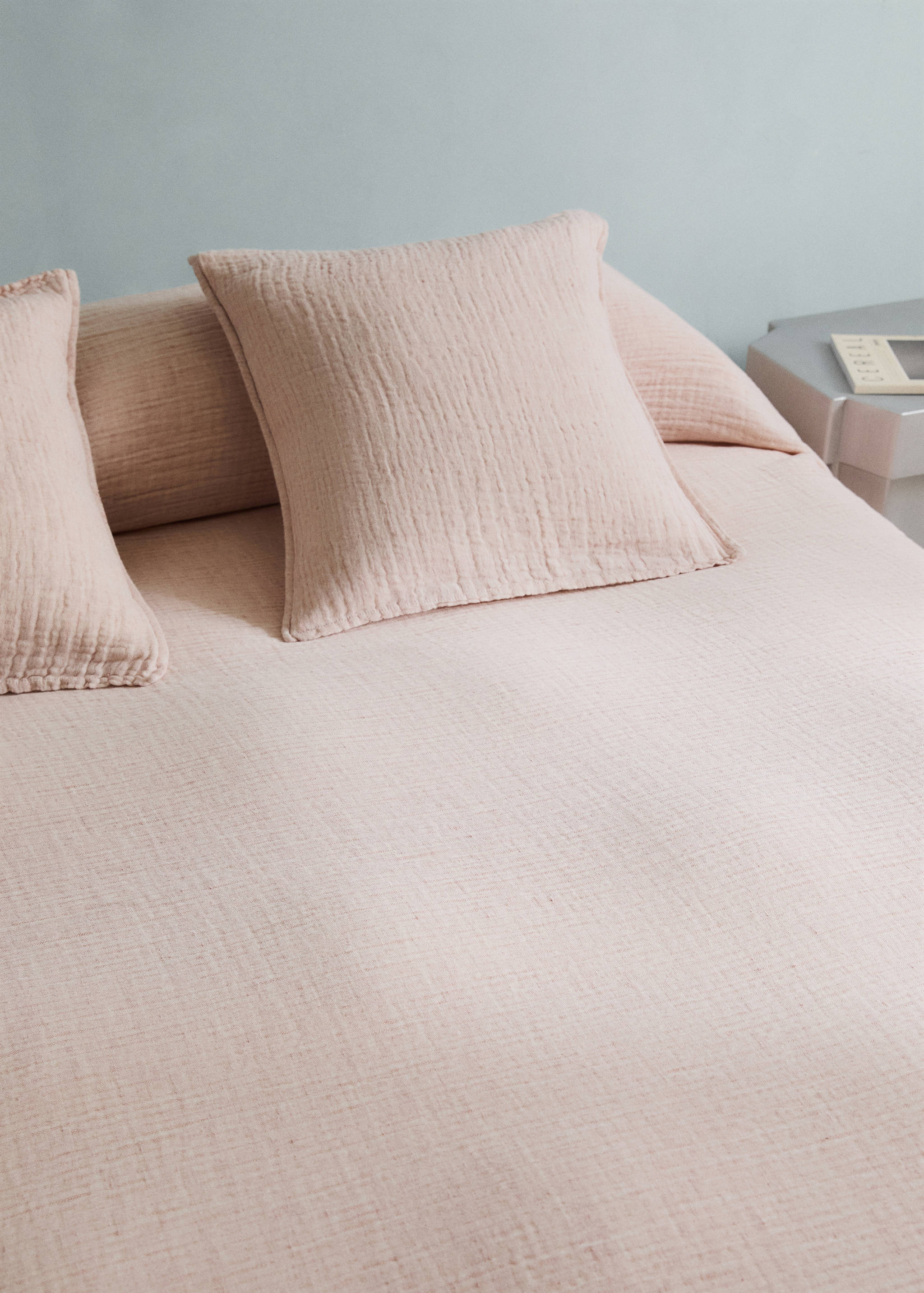 Linen cotton melange bedspread 130/140/150 cm bed - Details of the article 7