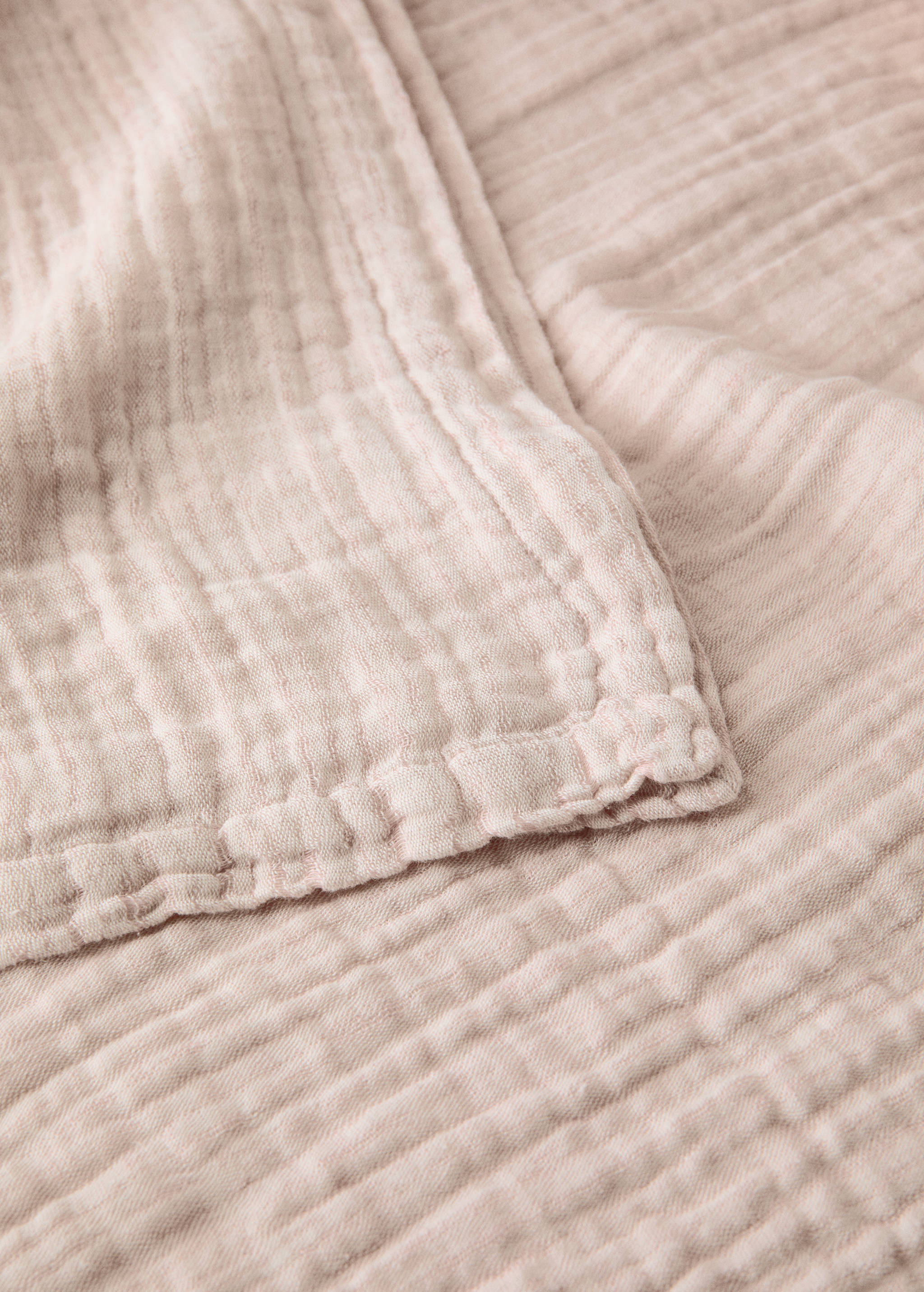 Linen cotton melange bedspread 130/140/150 cm bed - Details of the article 2
