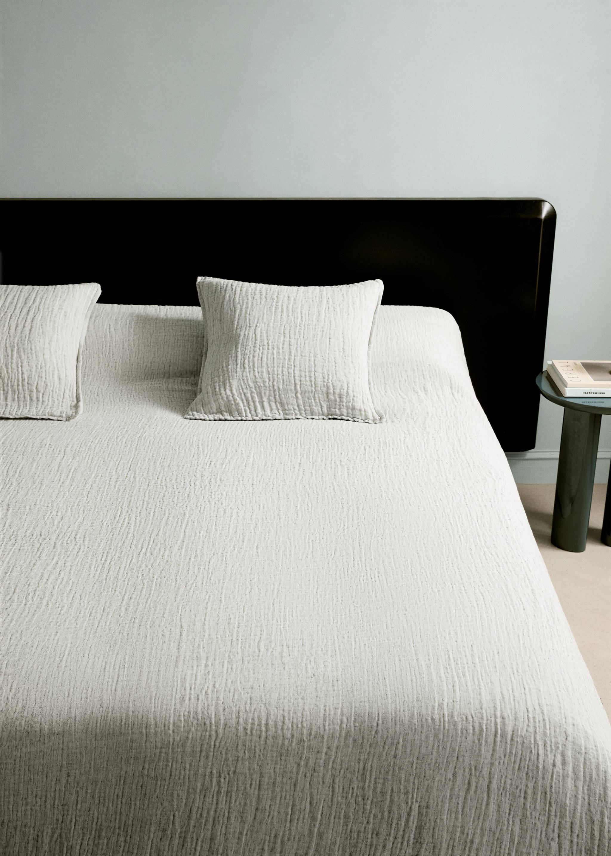 Linen cotton melange bedspread 130/140/150 cm bed - Details of the article 7