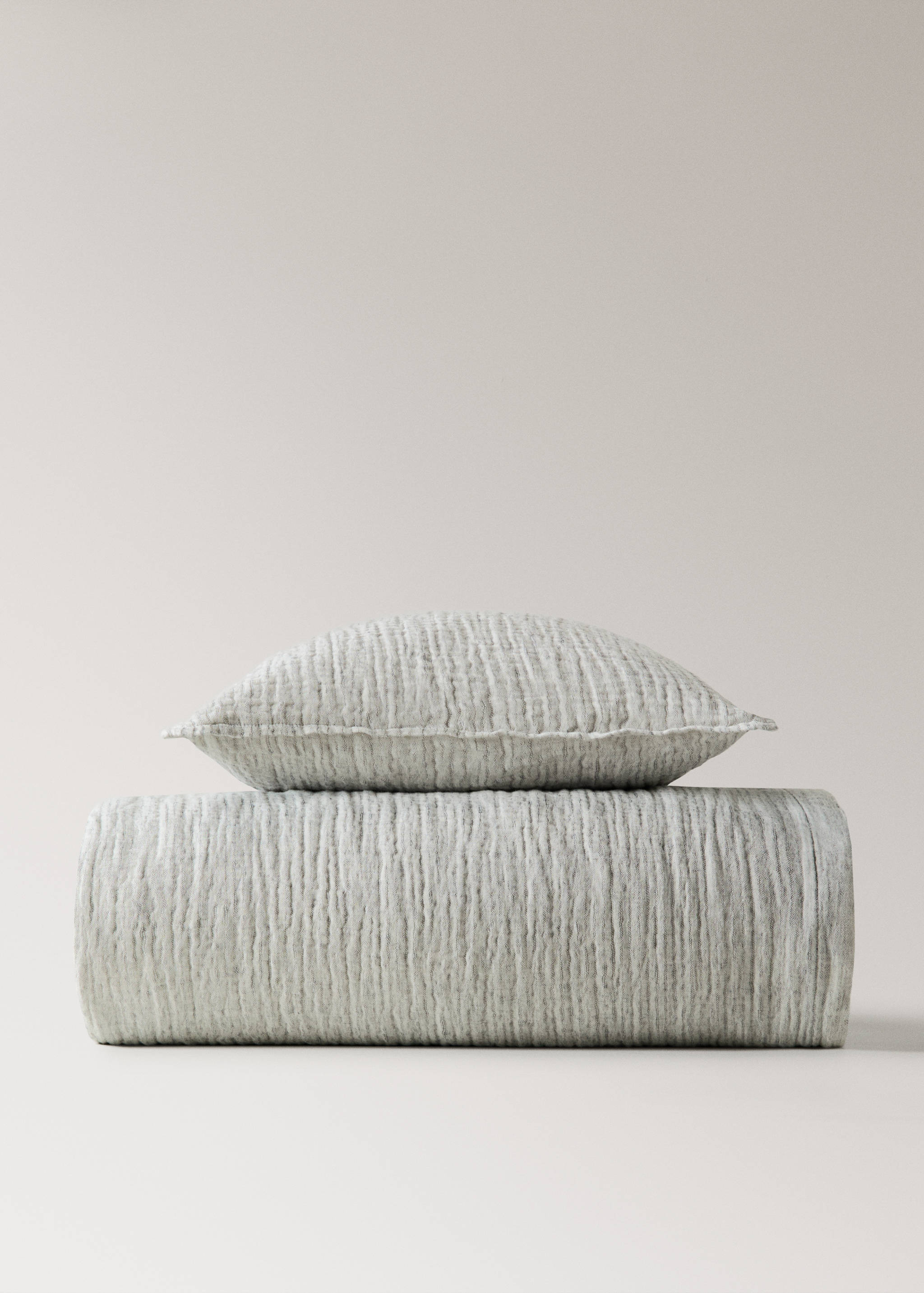 Linen cotton melange bedspread 130/140/150 cm bed - Details of the article 3