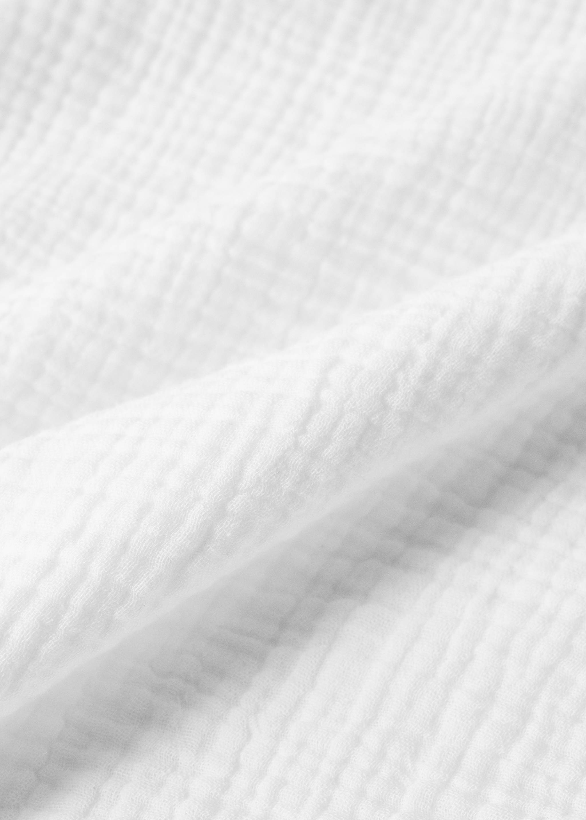 Cot bed duvet cover in gauze fabric - Details of the article 2