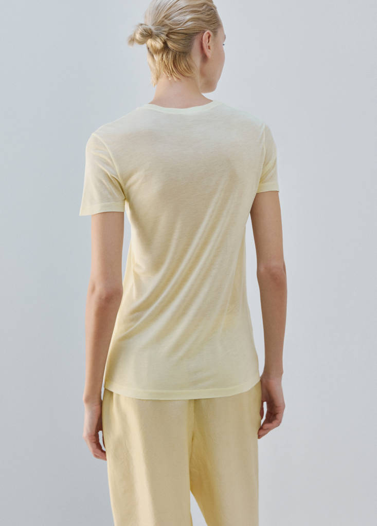 Micromodal short-sleeve T-shirt — Pastel Yellow