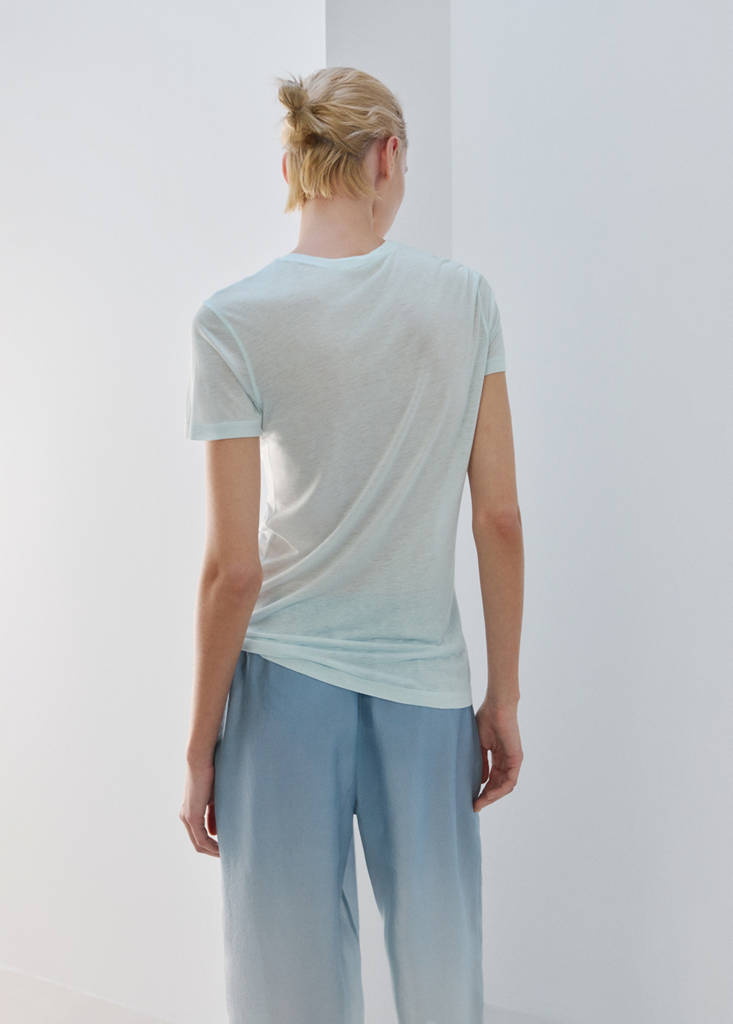 Micromodal short-sleeve T-shirt — Blue