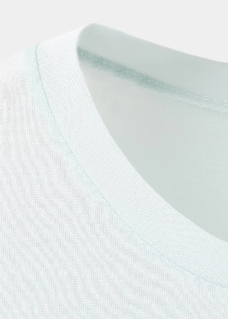 Micromodal short-sleeve T-shirt — Blue