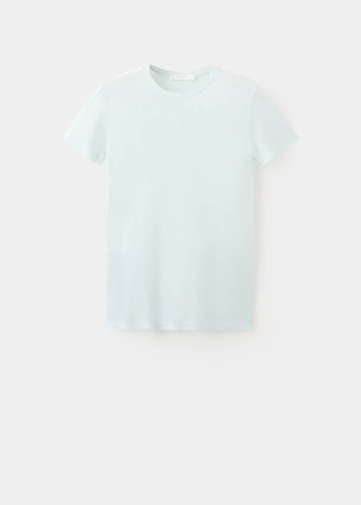 Micromodal short-sleeve T-shirt — Blue