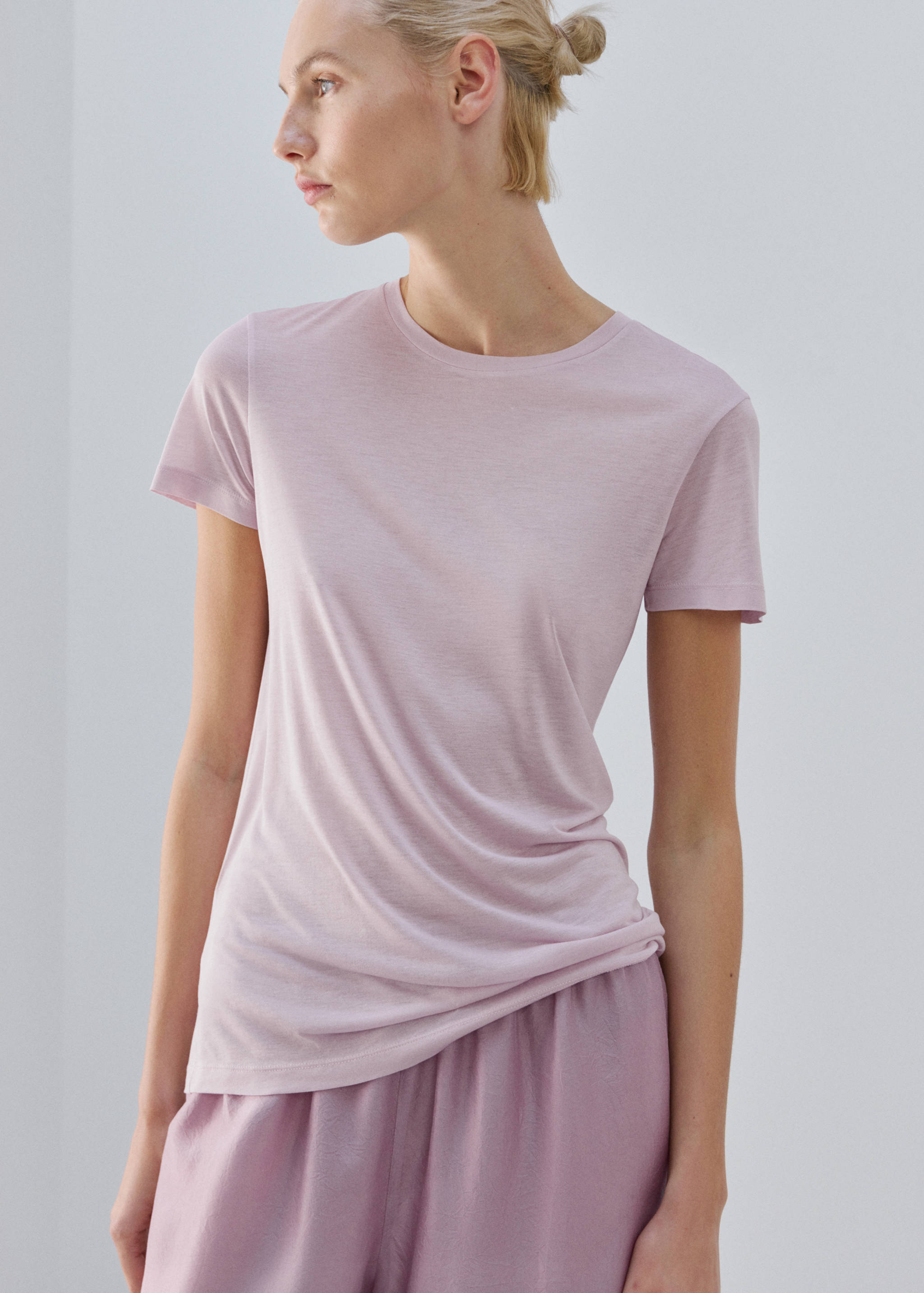 Micromodal short-sleeve T-shirt - Medium plane