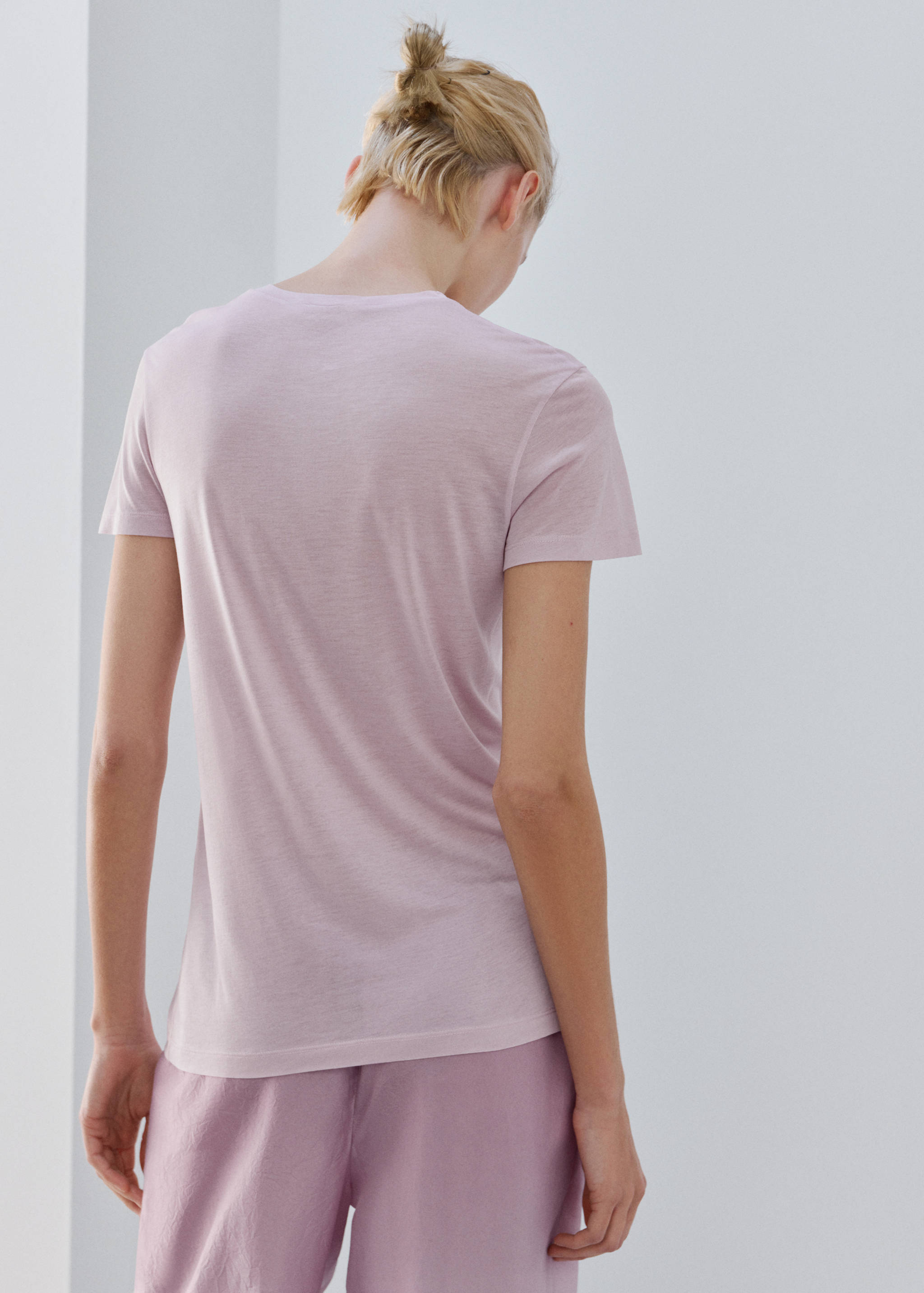 Micromodal short-sleeve T-shirt - Reverse of the article