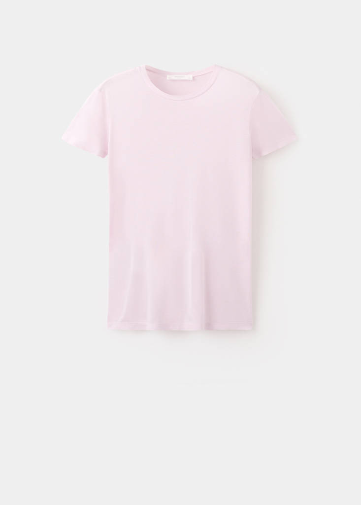 Micromodal short-sleeve T-shirt — Lilac