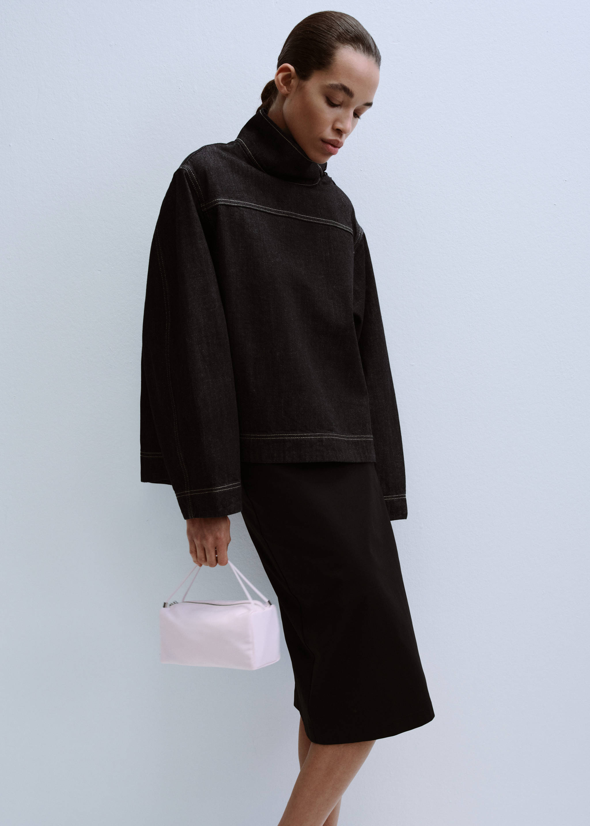 Nylon handtas met dubbele hengsels - Detail van het artikel 9