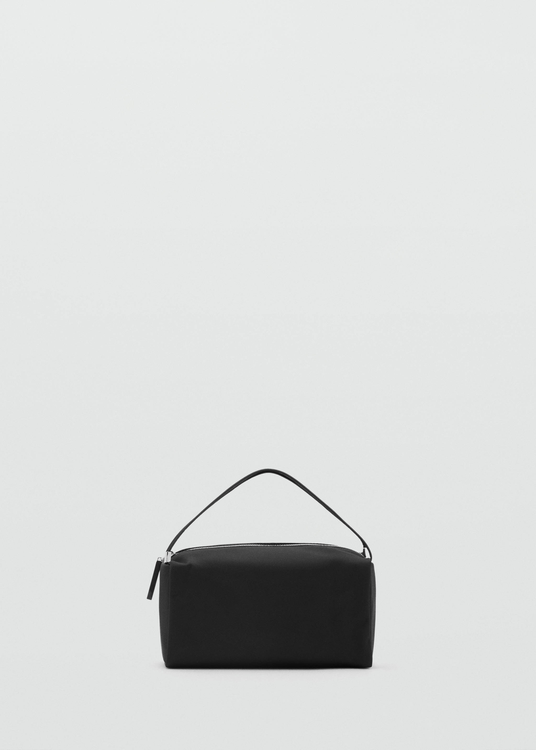 Nylon handtas met dubbele hengsels - Artikel zonder model