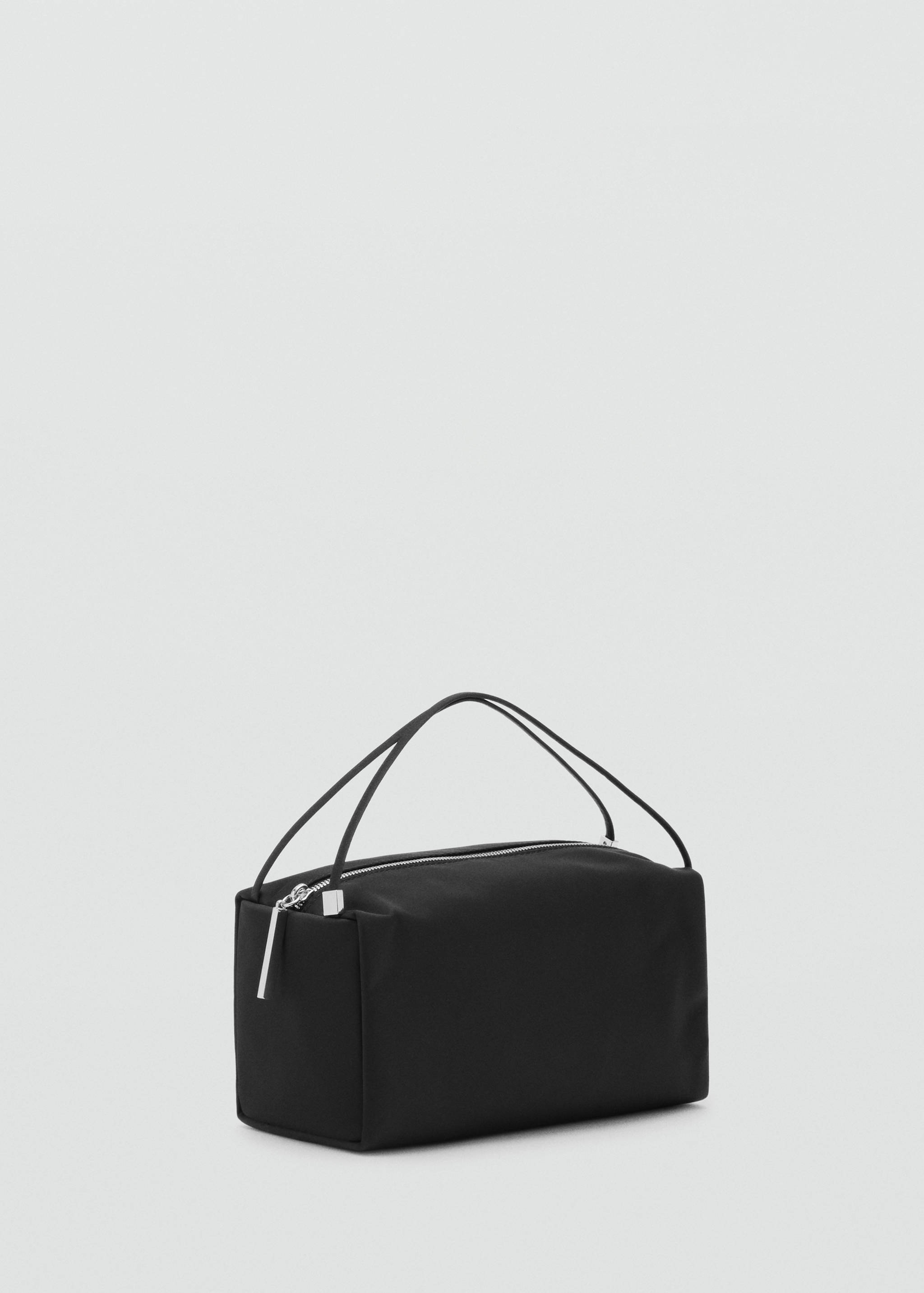 Nylon handtas met dubbele hengsels - Middenvlak