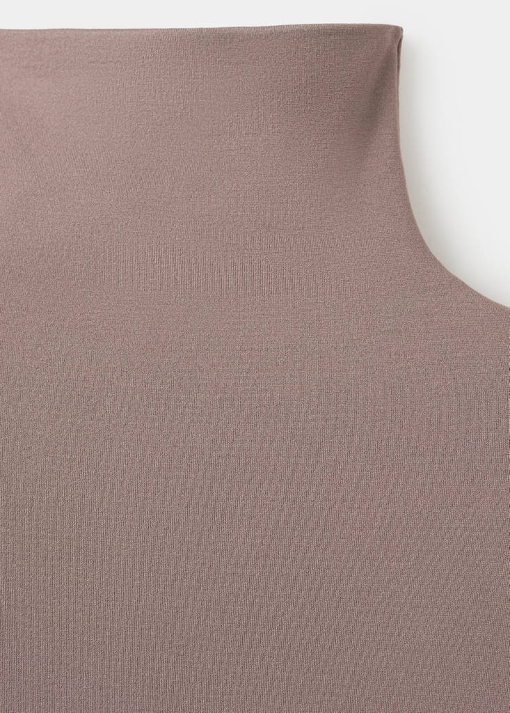 Fitted turtleneck t-shirt — Light/Pastel Brown