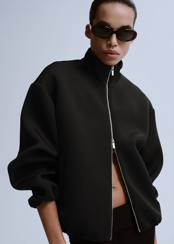 Oversized bomber jacket