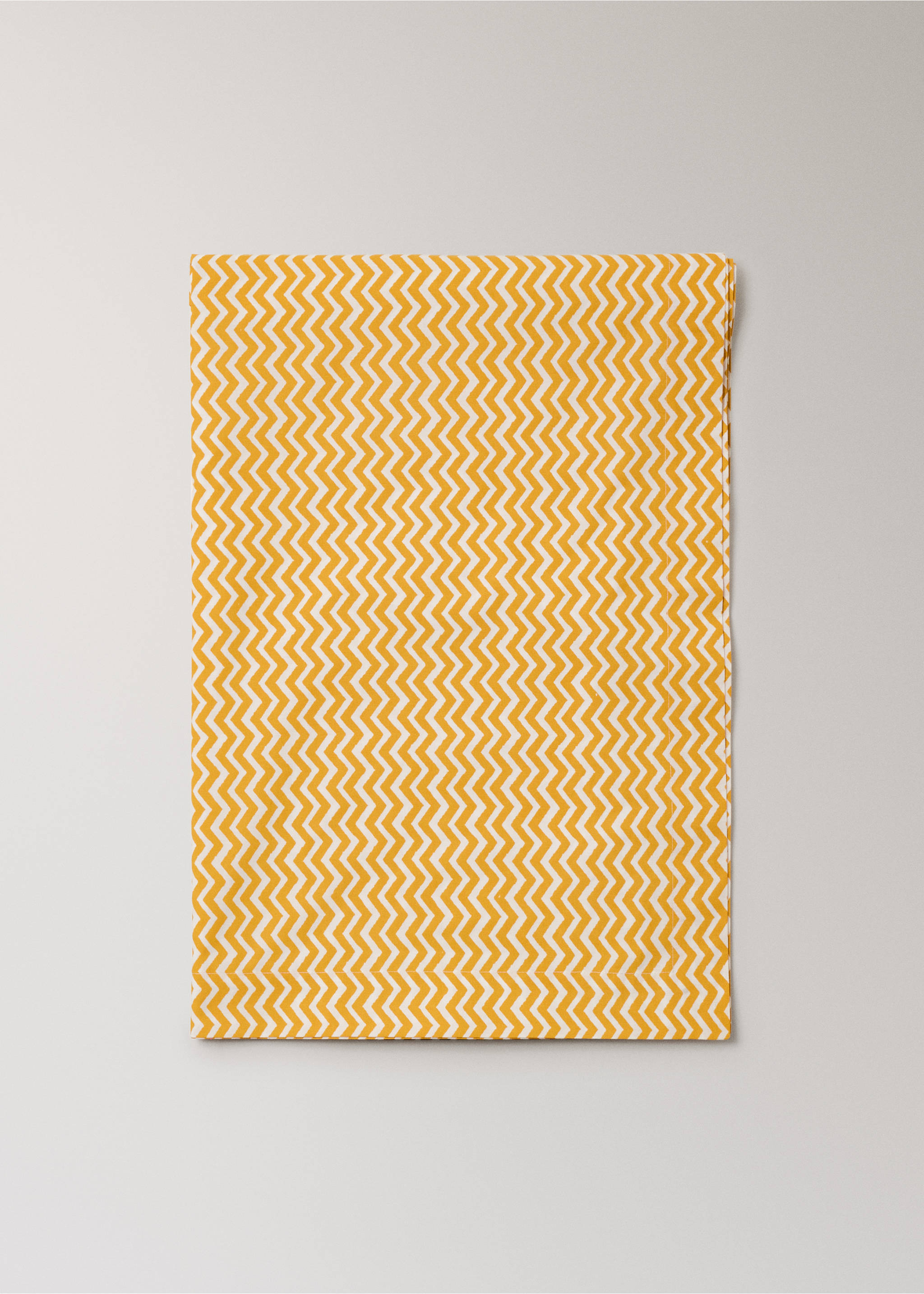 Mantel algodón estampado colorido 6 a 8 comensales - Artículo sin modelo, Amarillo. Ref: 27093343-00.