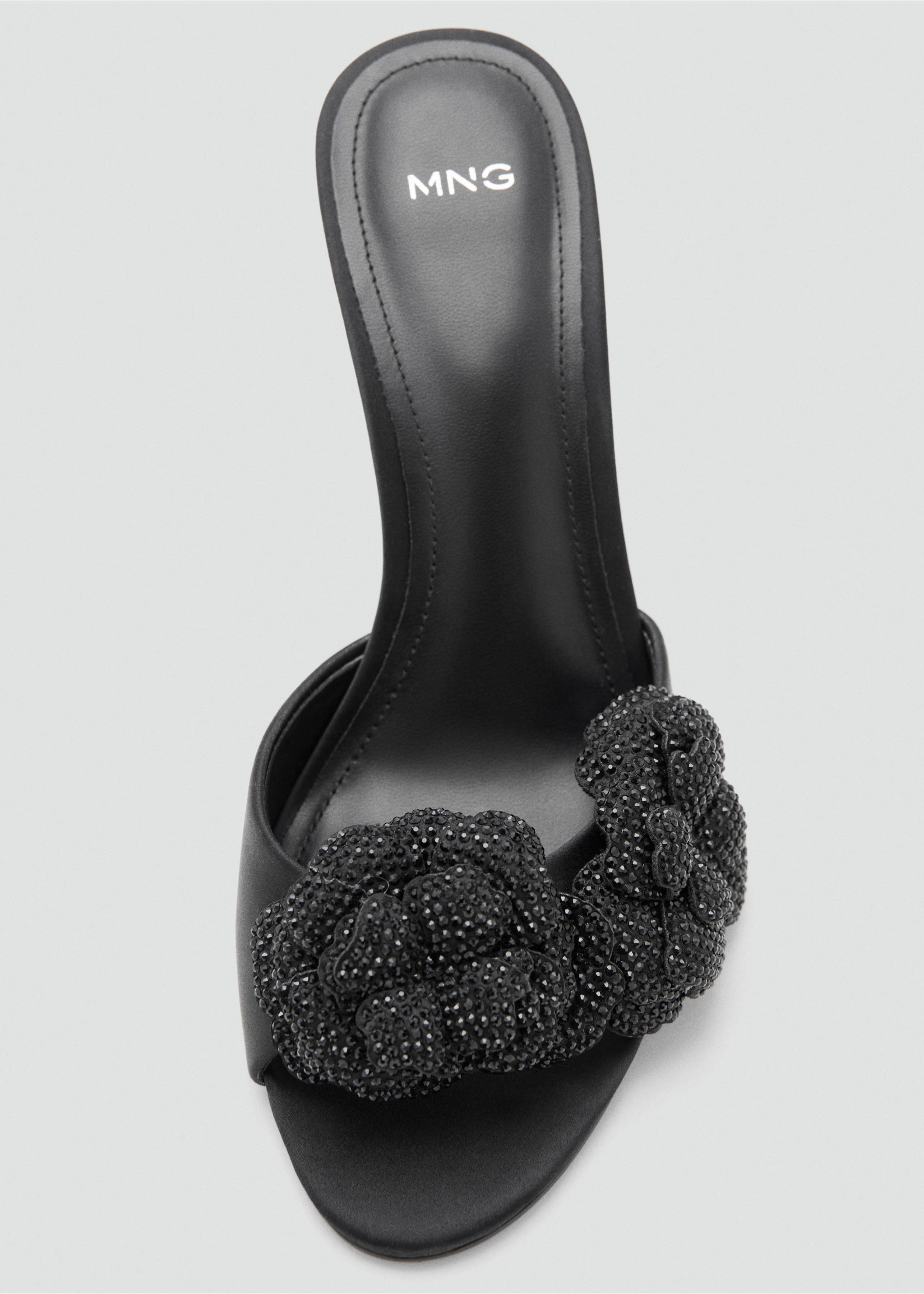 صندل بحزام زهري - تفاصيل المنتج 3, أسود. Ref: 27093705-00.